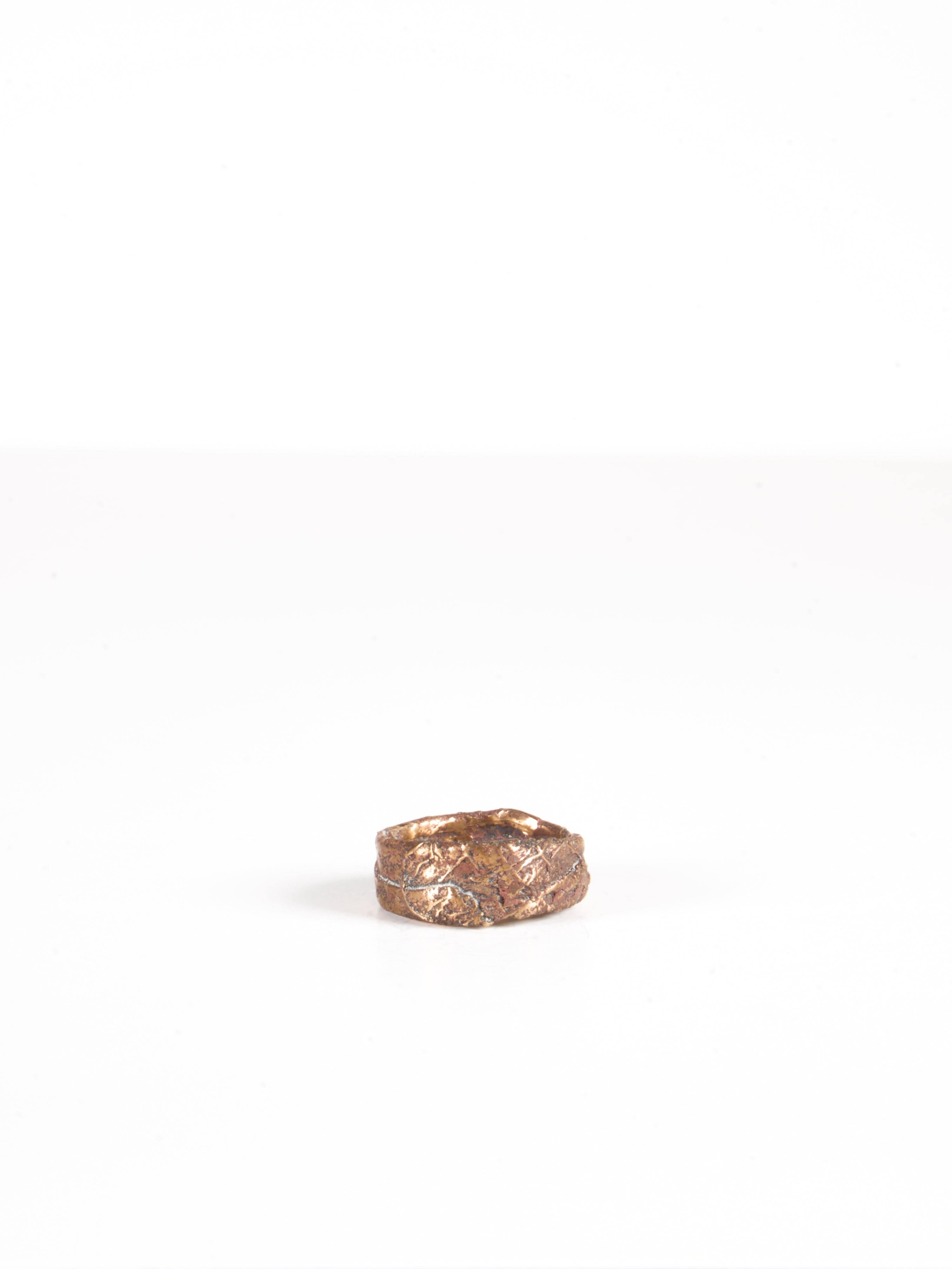 Brian Strazirker Jewelry Brian Strazirker Textured Ring - Brass