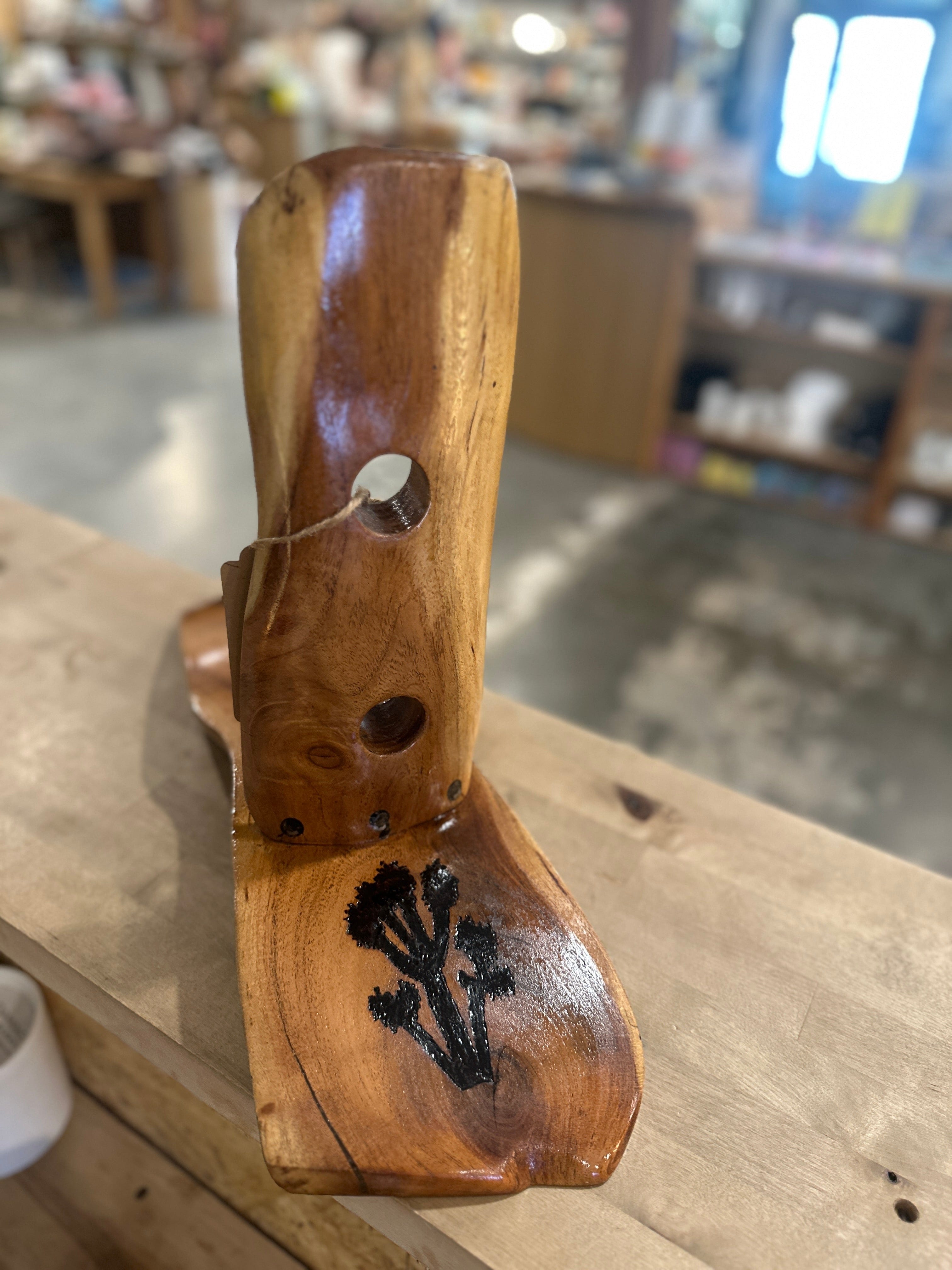 Cliffies Woodworking Wood Wine Bottle Holders available in Joshua Tree at JT Trading Post