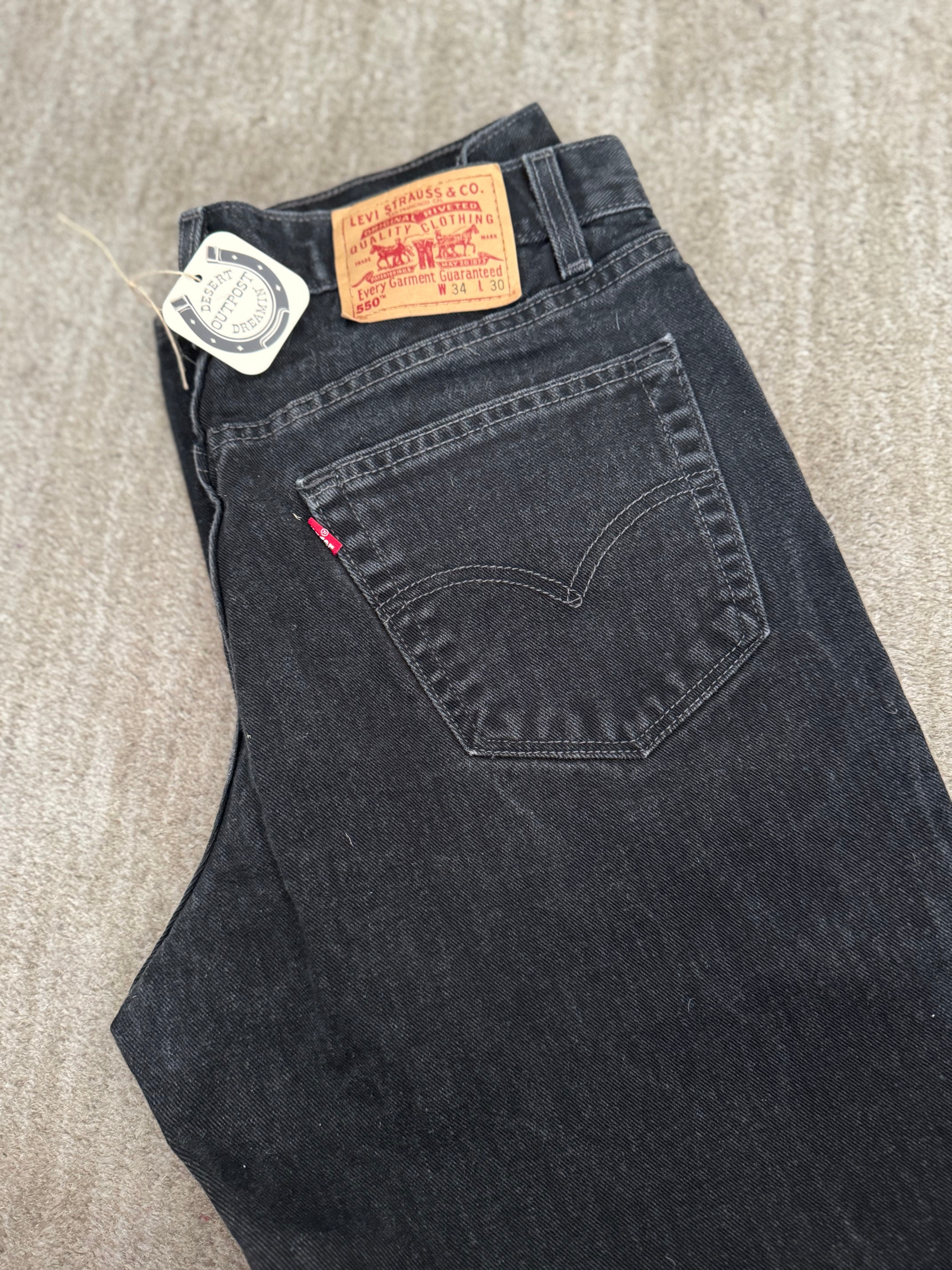Desert Dreaming Vintage Vintage Black denim Levi’s Sz 35
