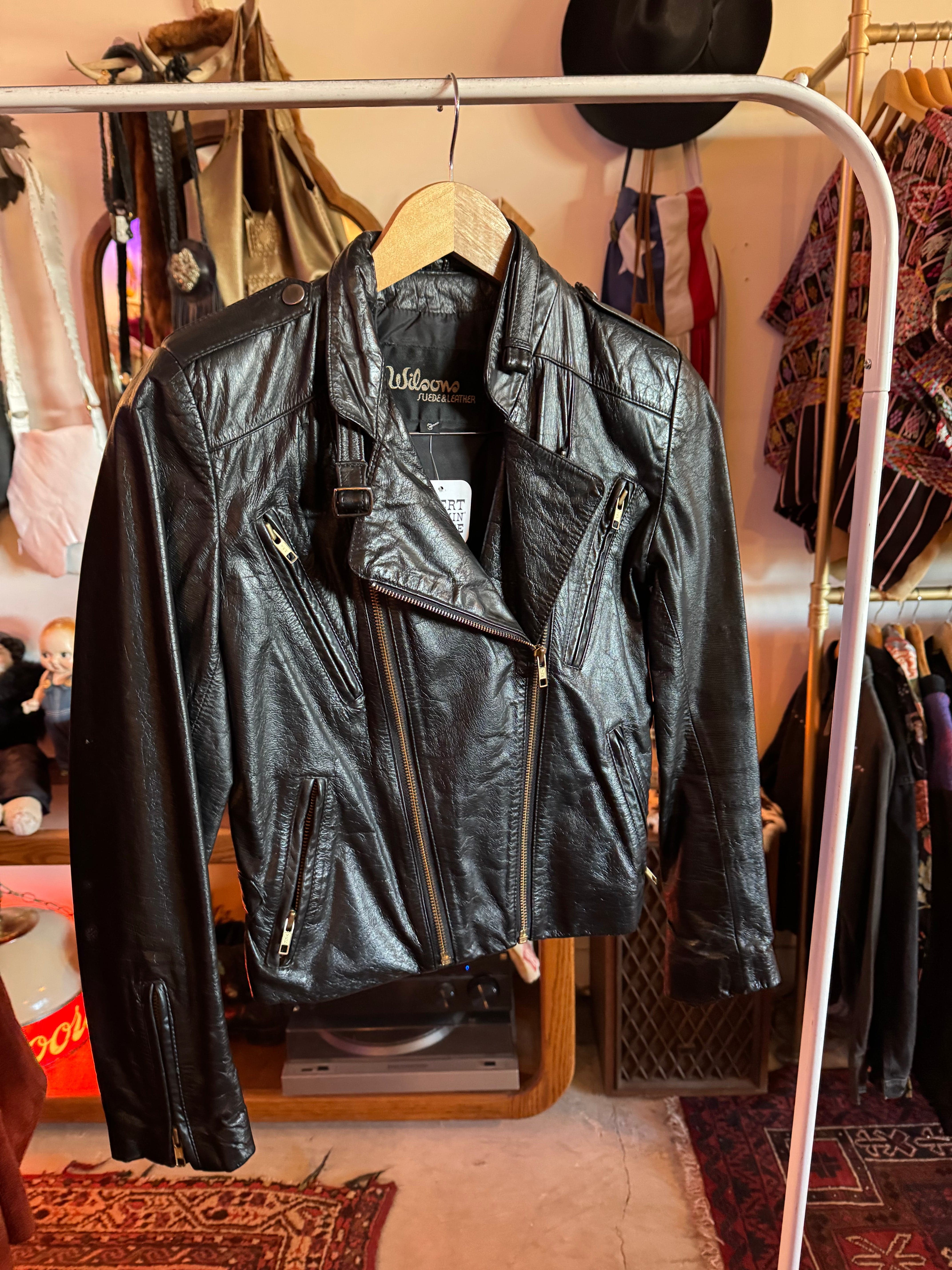 Desert Dreaming Vintage Vintage Wilson’s Leather Moto Jacket Sz S