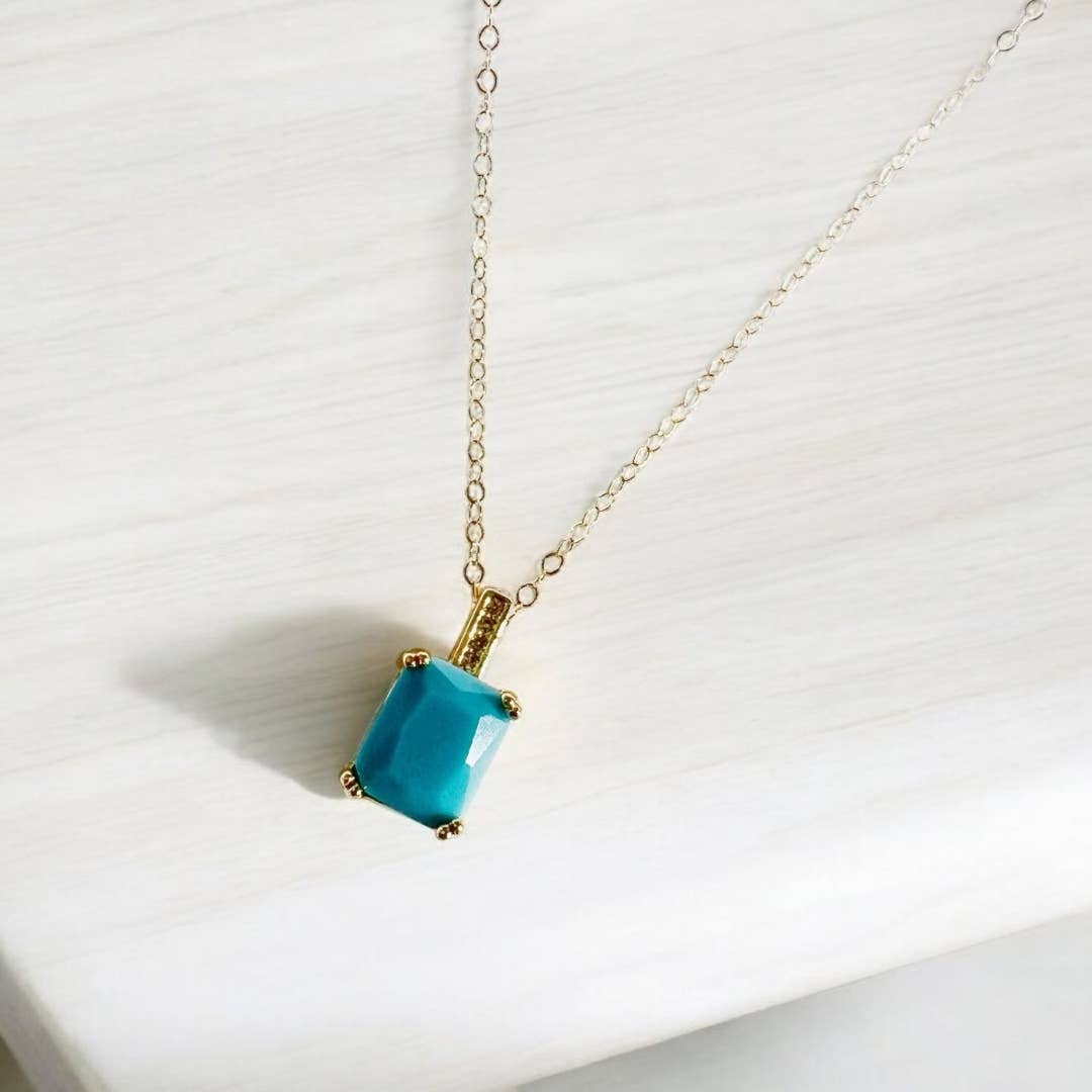 Desert Lux Capri Turquoise Necklace