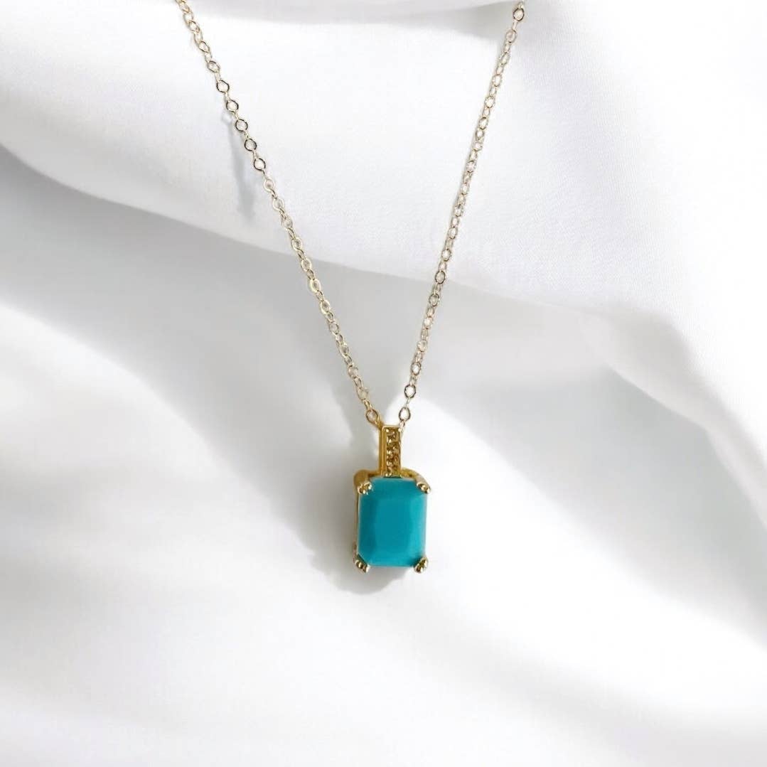 Desert Lux Capri Turquoise Necklace
