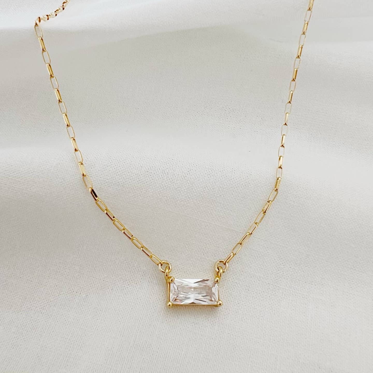 Desert Lux Leighton Cz Pendant Necklace