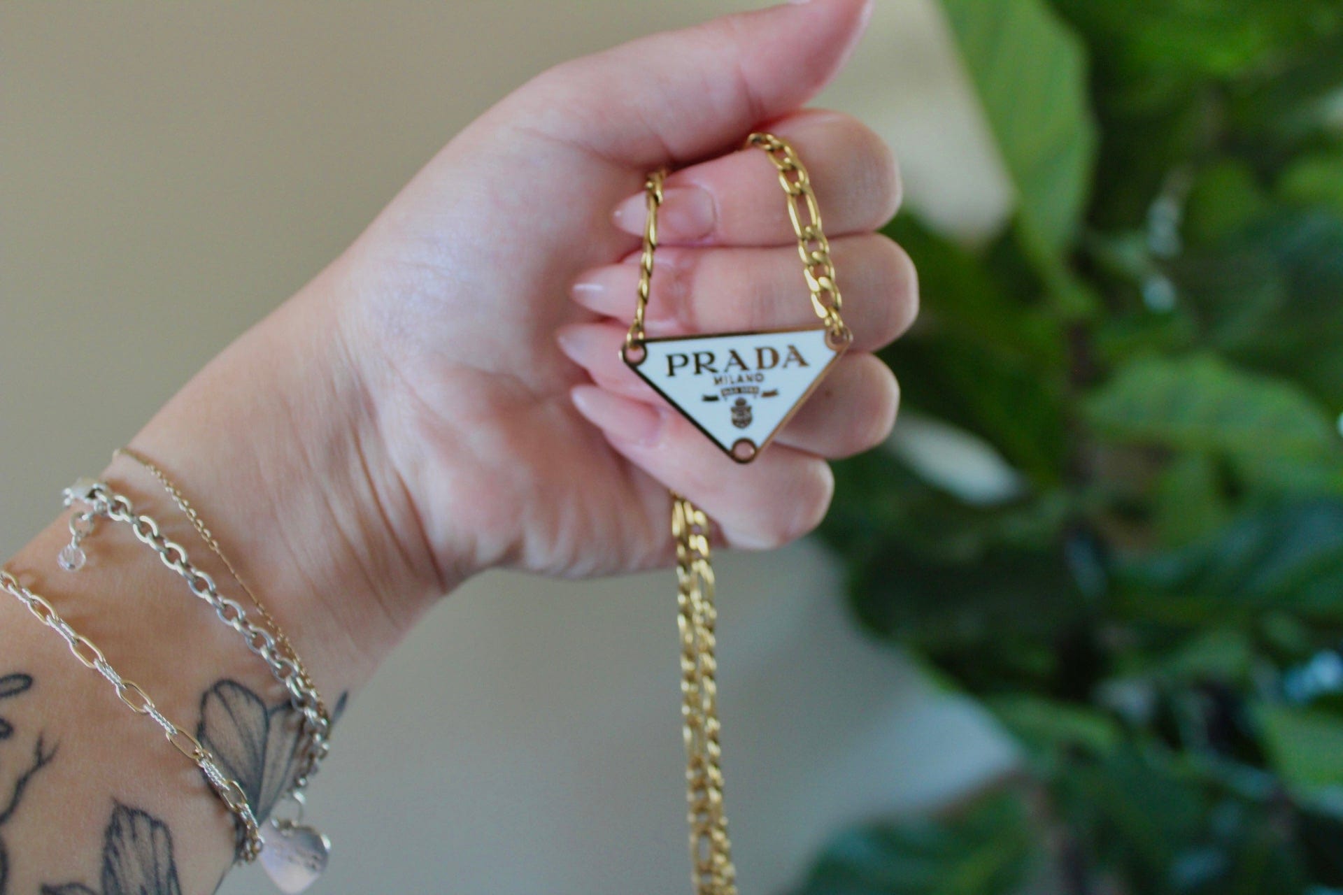 Desert Lux Repurposed Vintage Prada Necklace