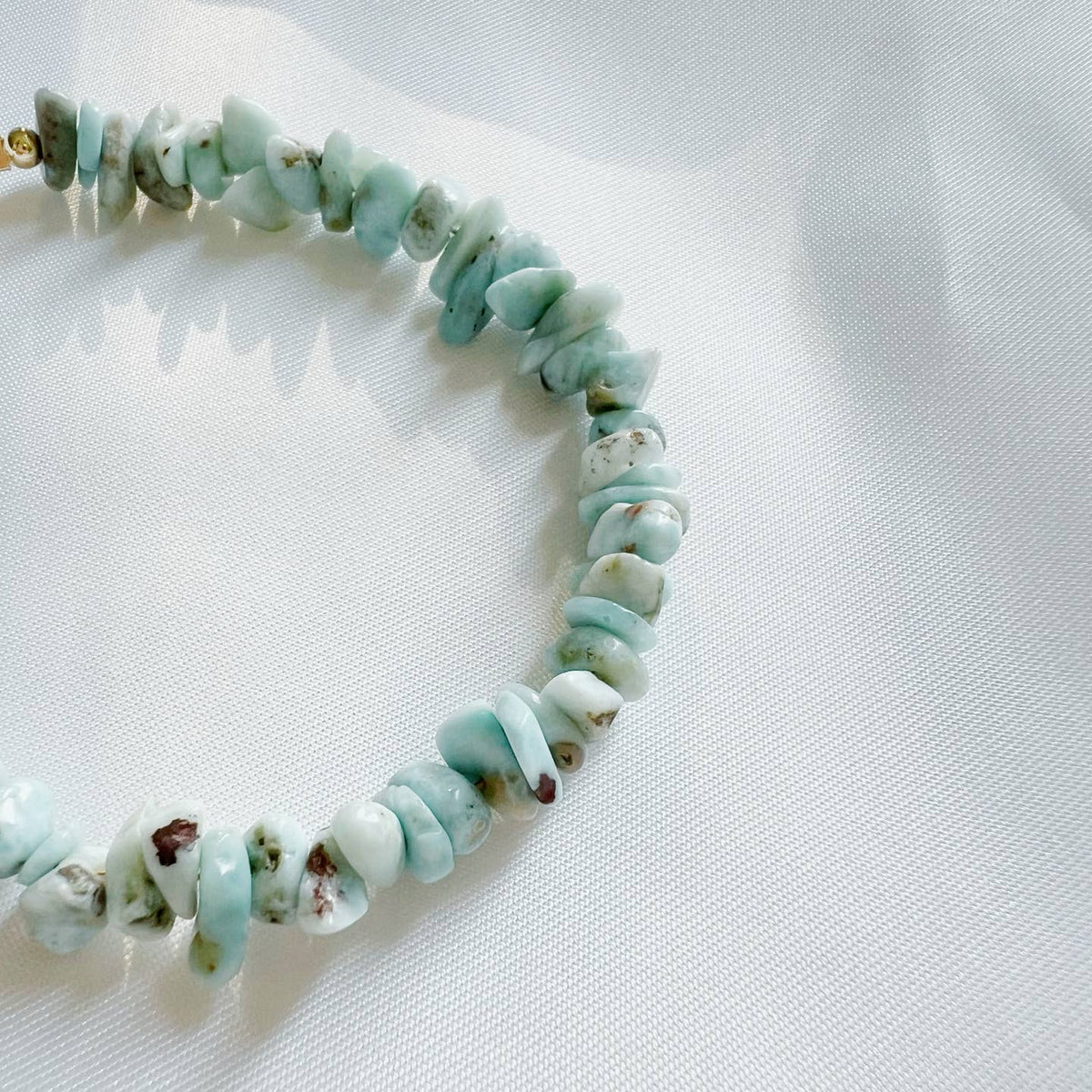 Desert Lux Sanibel Larimar Beaded Bracelet available in Joshua Tree at JT Trading Post