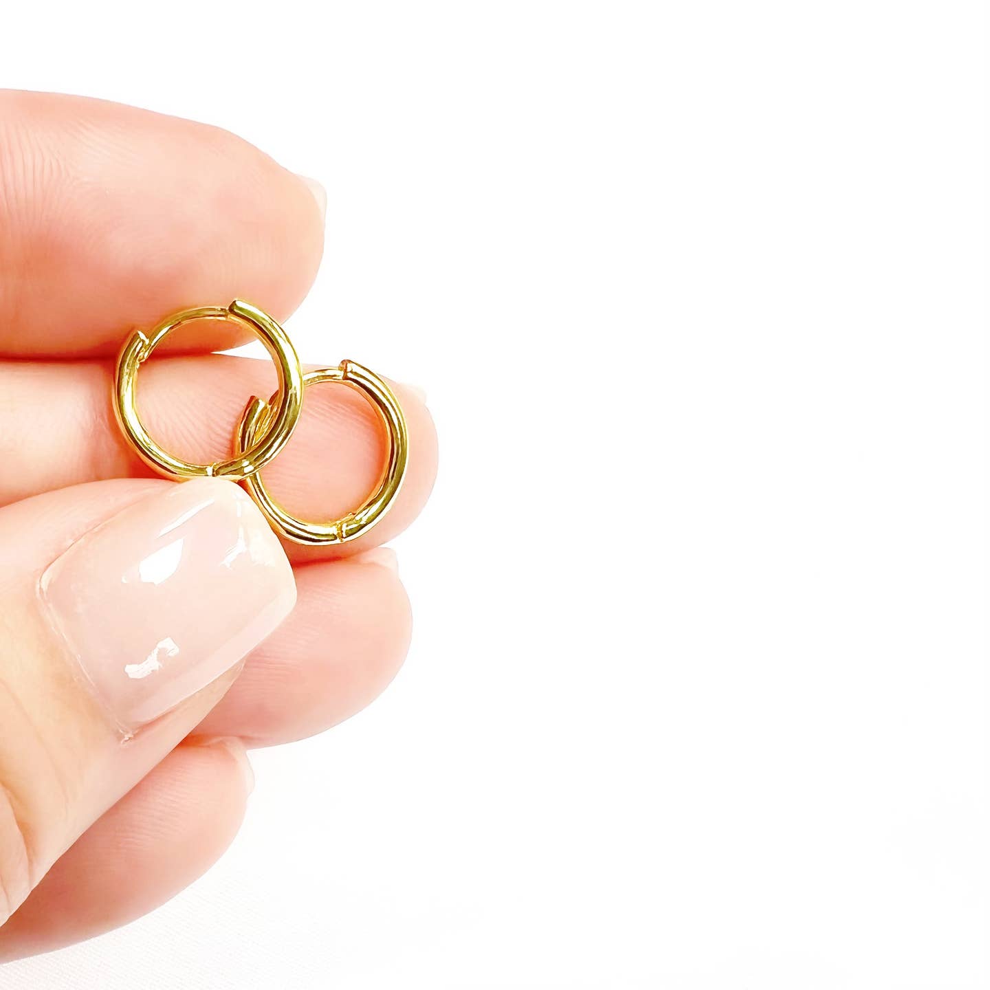 Desert Lux Soleil Huggie Hoops Earrings