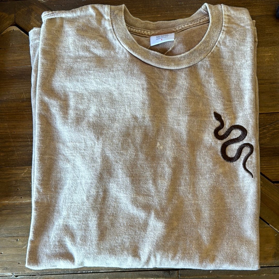 El Duende Marble Dyed Snake Crewneck