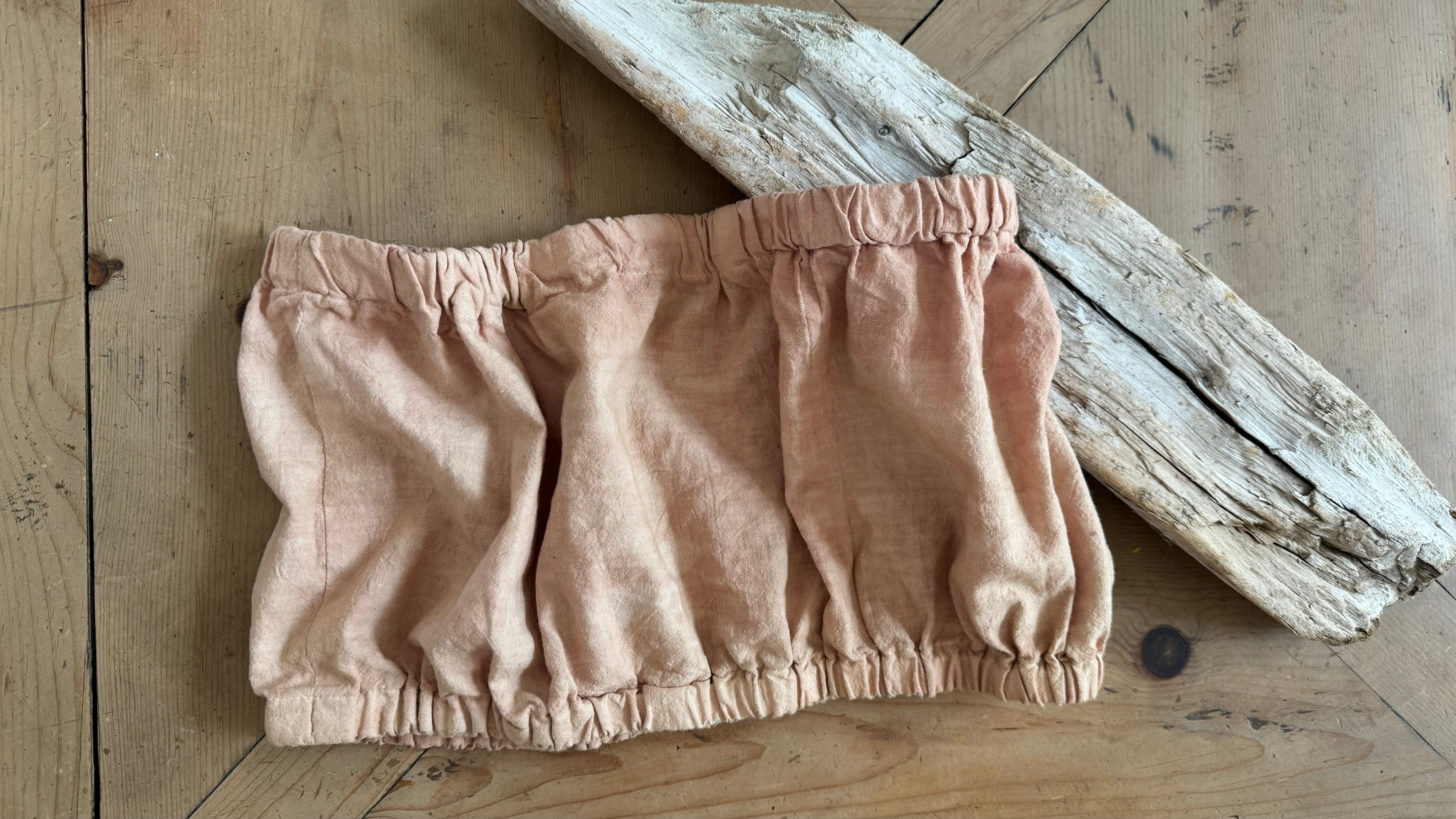 El Duende No Tan Lines Linen Tube Top