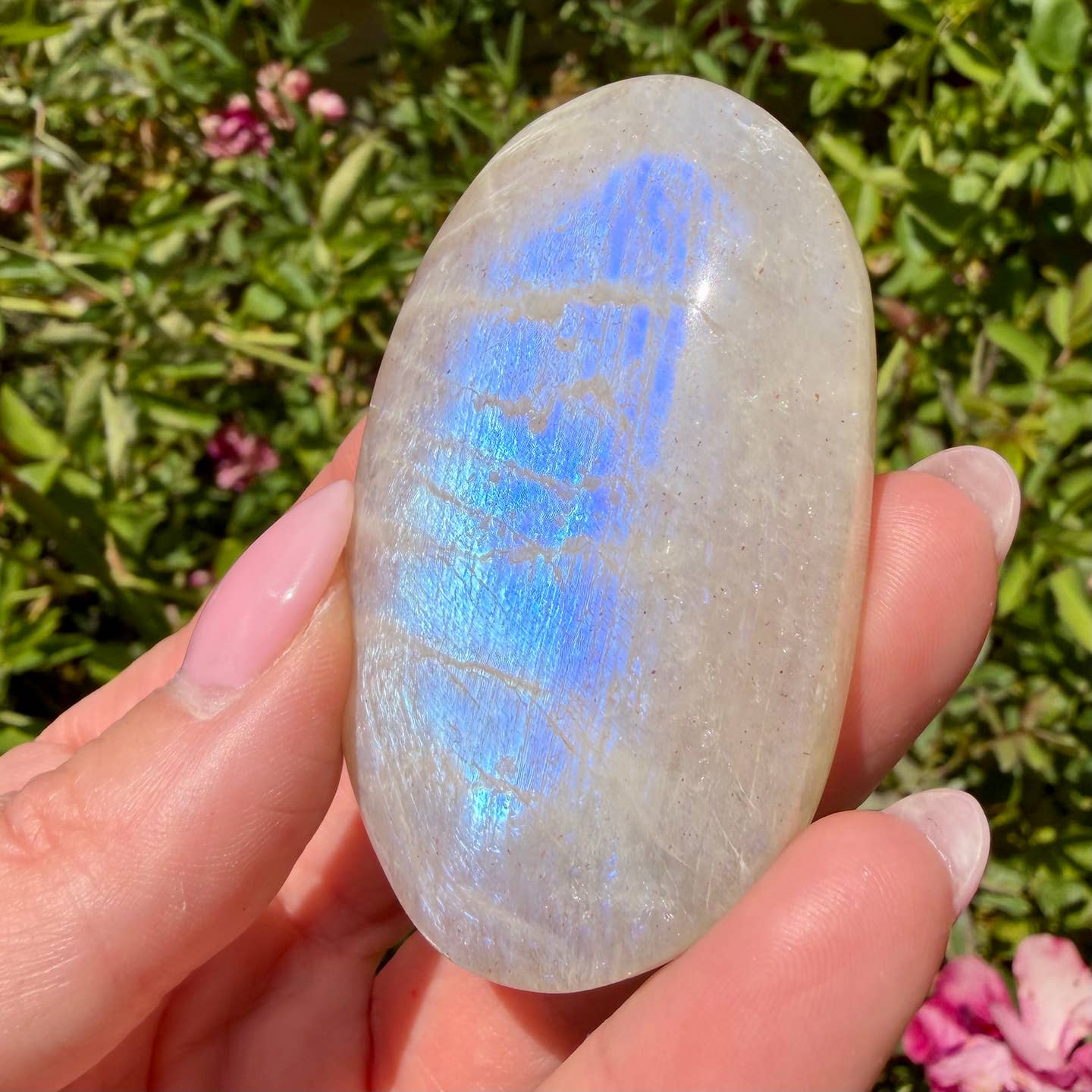 Moonstone + Sunstone Palm Stones | Small
