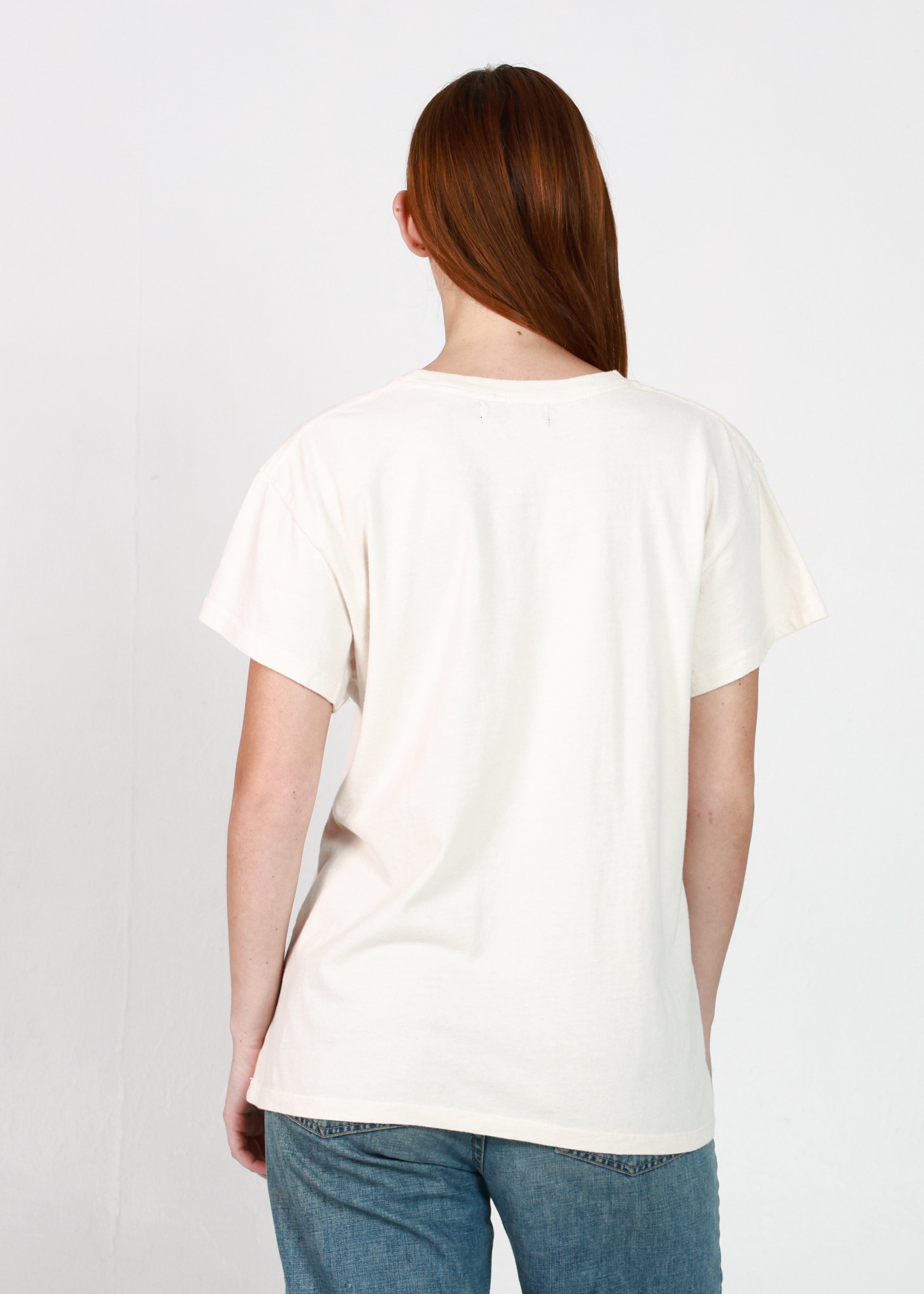 Girl-Dangerous Born to Buck Natural Vintage Tee