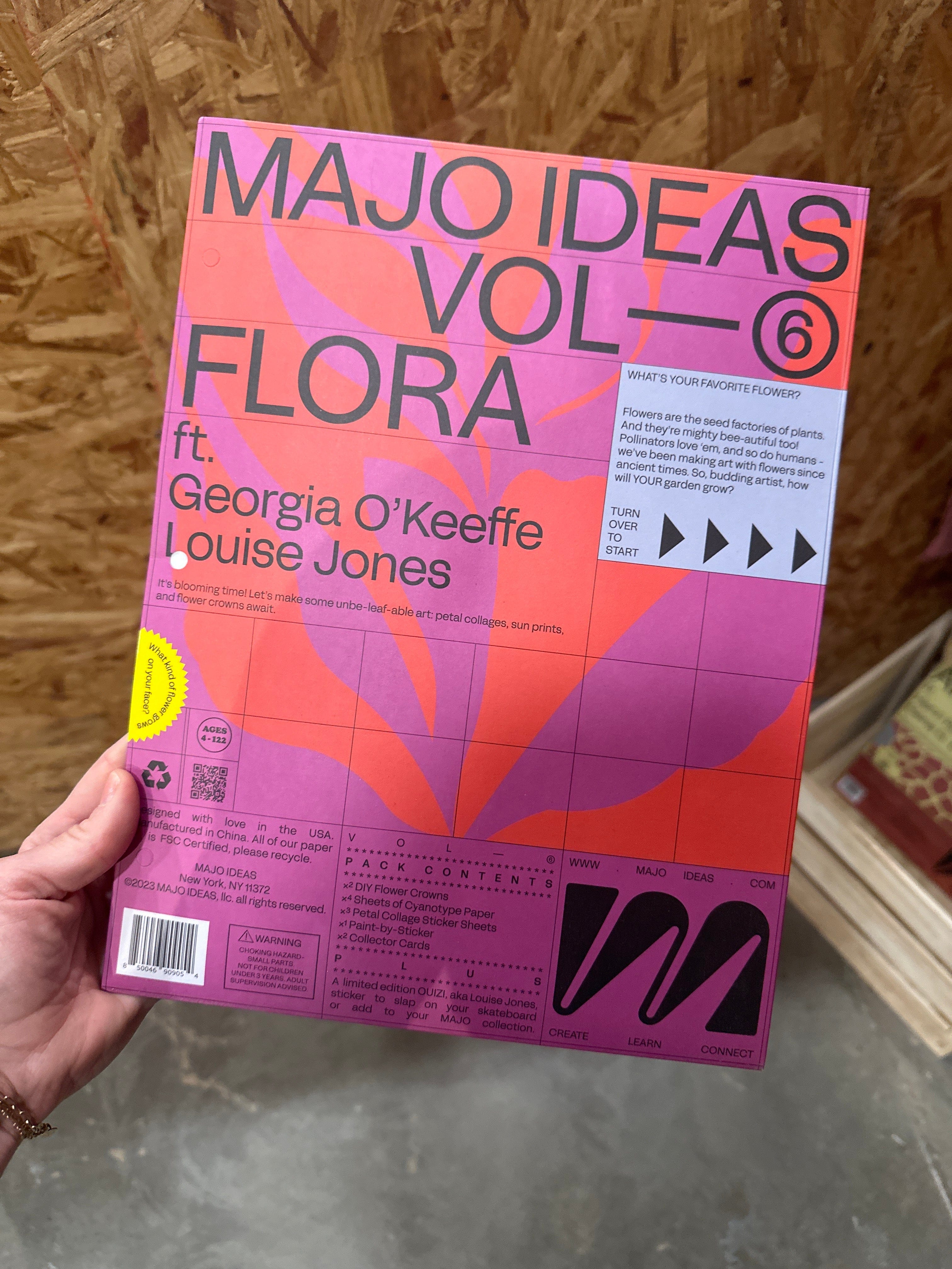 Hi Desert Times Magazines Majo Ideas Vol 6 Flora ft. Georgia O'keefe and Louise Jones.