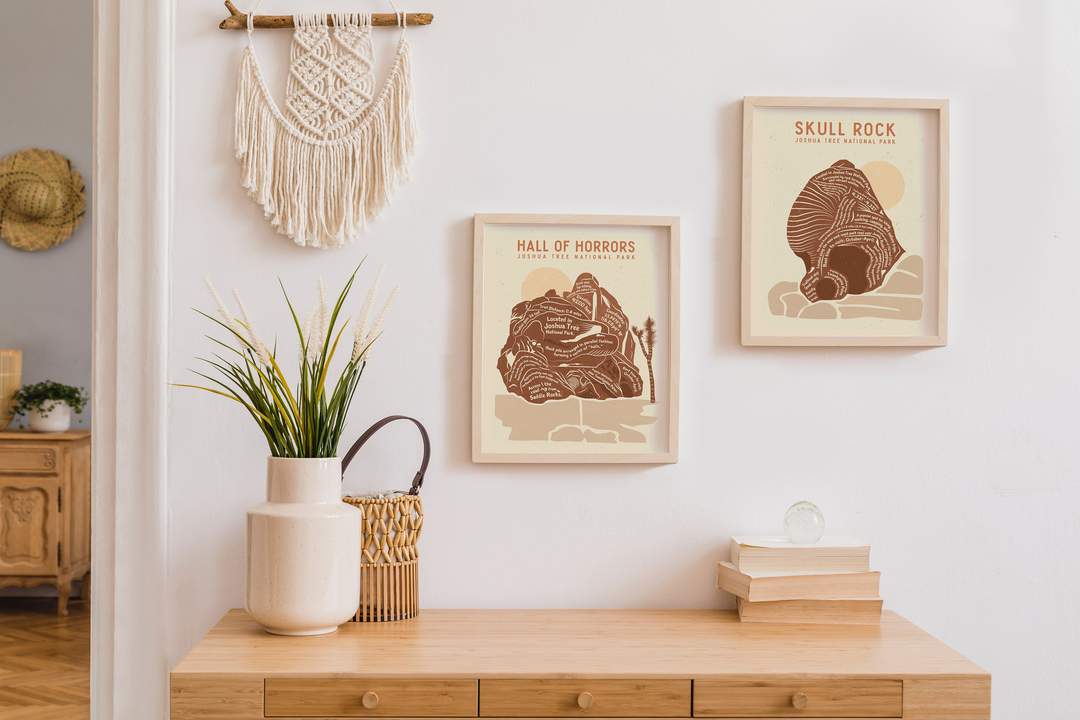 Amandalee Designs Skull Rock Art Print available in Joshua Tree at JT Trading Post