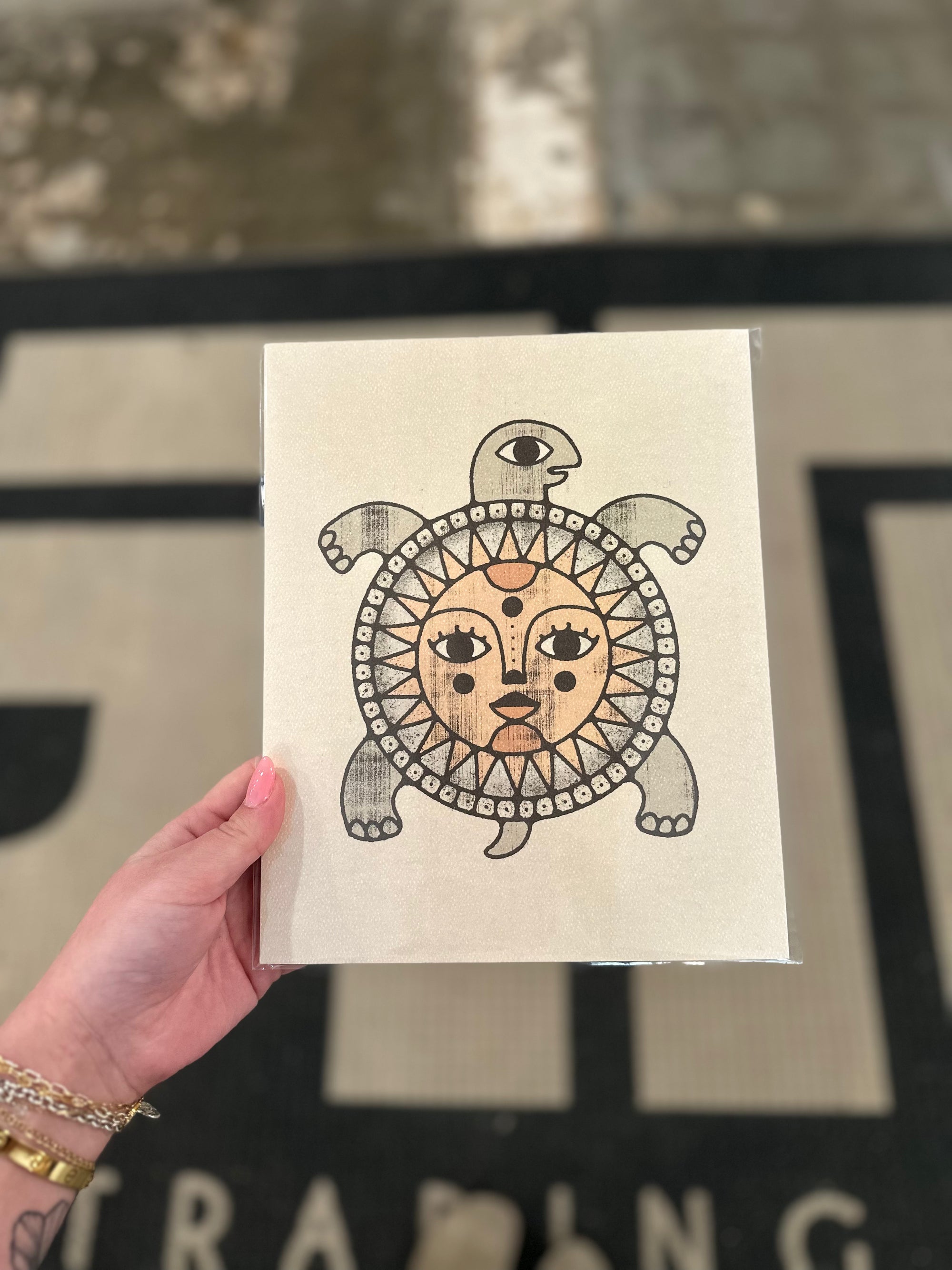 Amber Morgan Desert Tortoise Print available in Joshua Tree at JT Trading Post