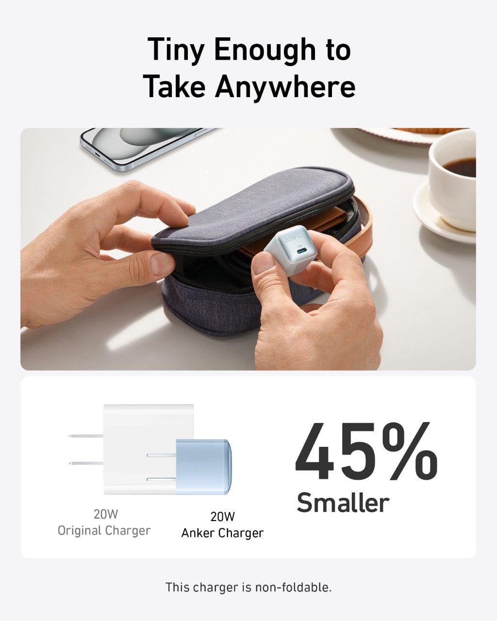 Anker Anker Nano Charger (20W) available in Joshua Tree at JT Trading Post