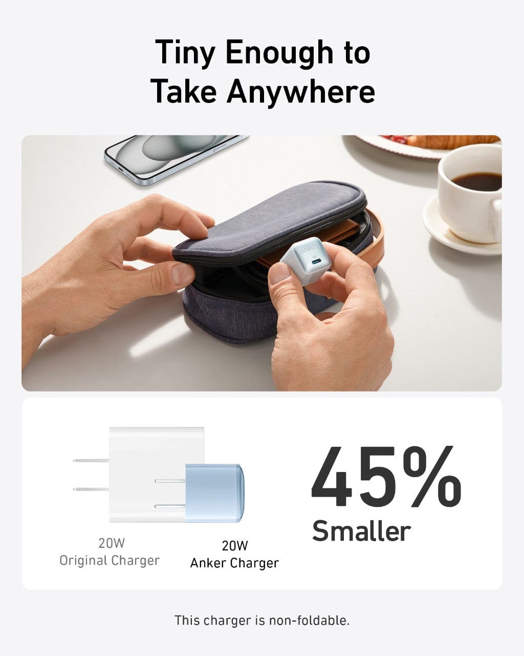 Anker Anker Nano Charger (20W) available in Joshua Tree at JT Trading Post