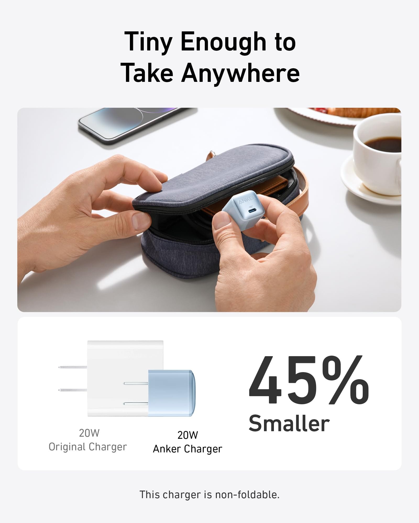 Anker Anker Nano Charger (20W) available in Joshua Tree at JT Trading Post