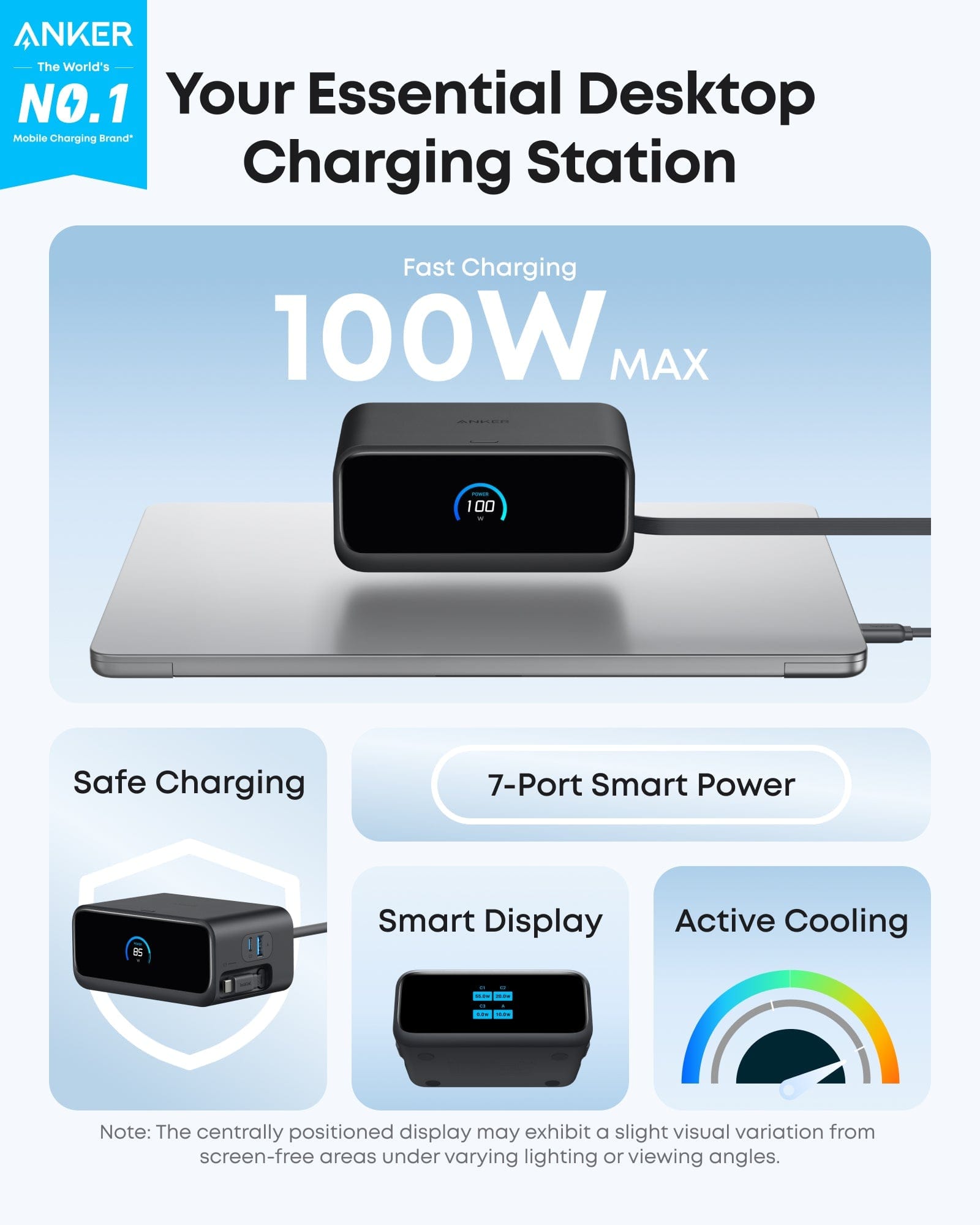 Anker Anker Nano Charging Station (7-in-1, 100W) available in Joshua Tree at JT Trading Post