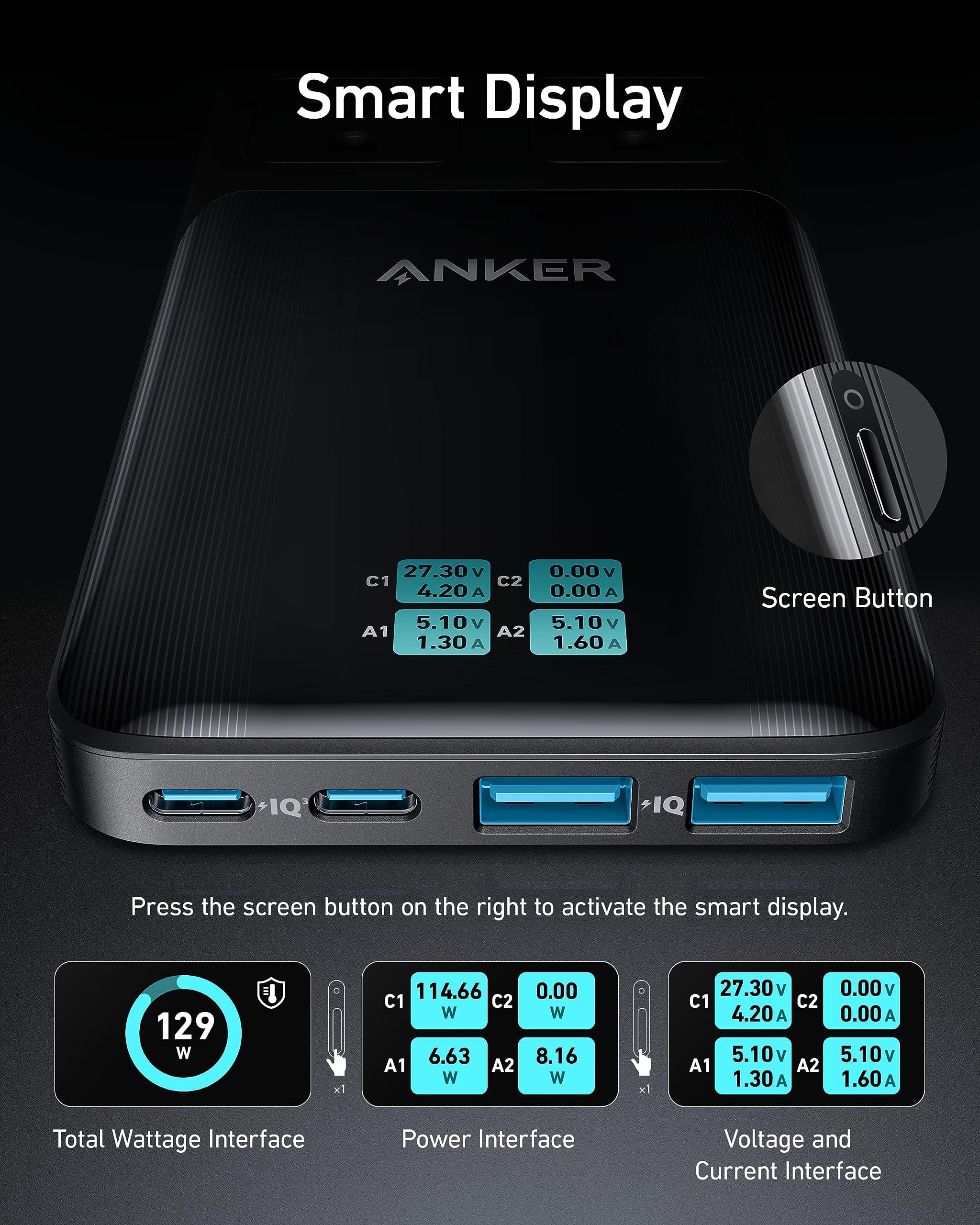 Anker Anker Prime 6-in-1 Charging Station (140W) available in Joshua Tree at JT Trading Post