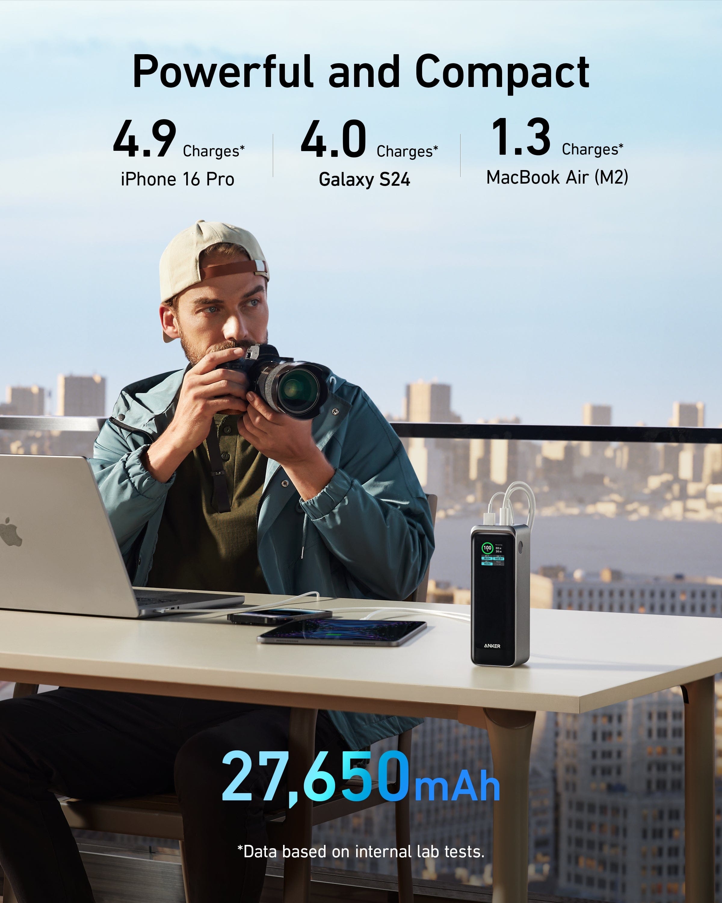 Anker Anker Prime Power Bank (27K, 250W) available in Joshua Tree at JT Trading Post