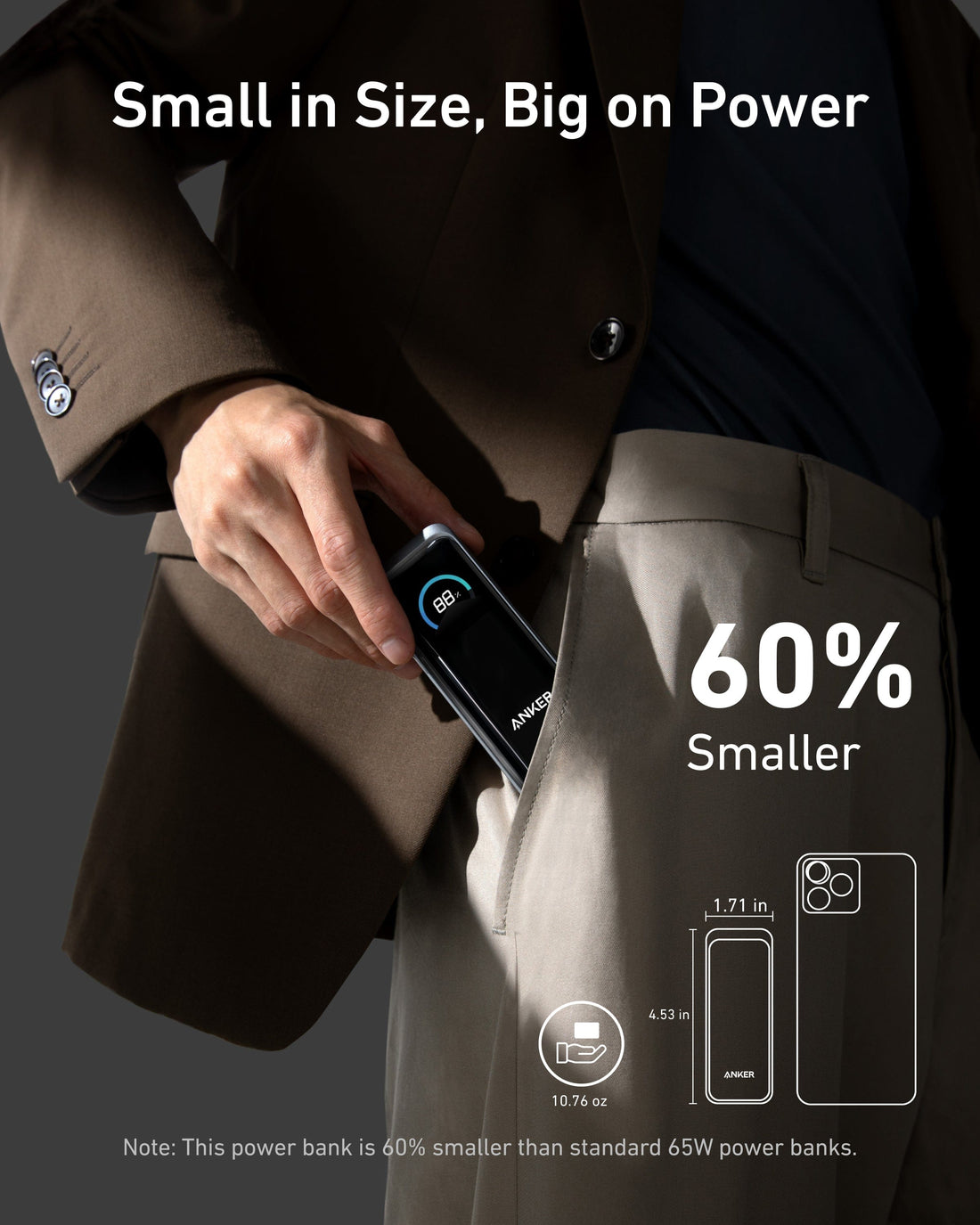 Anker Anker Prime Power Bank (9.6K, 65W, Fusion) available in Joshua Tree at JT Trading Post