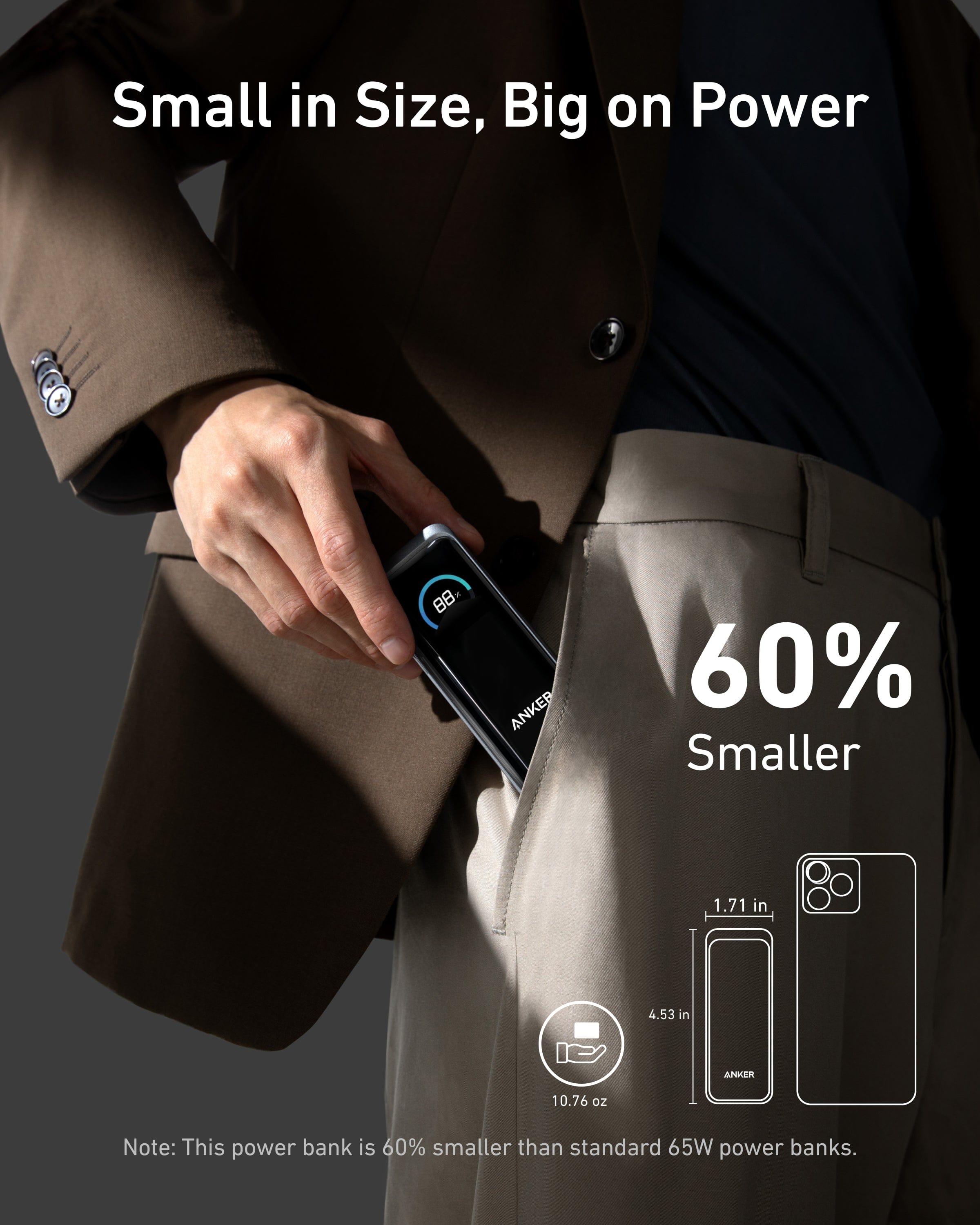 Anker Anker Prime Power Bank (9.6K, 65W, Fusion) available in Joshua Tree at JT Trading Post