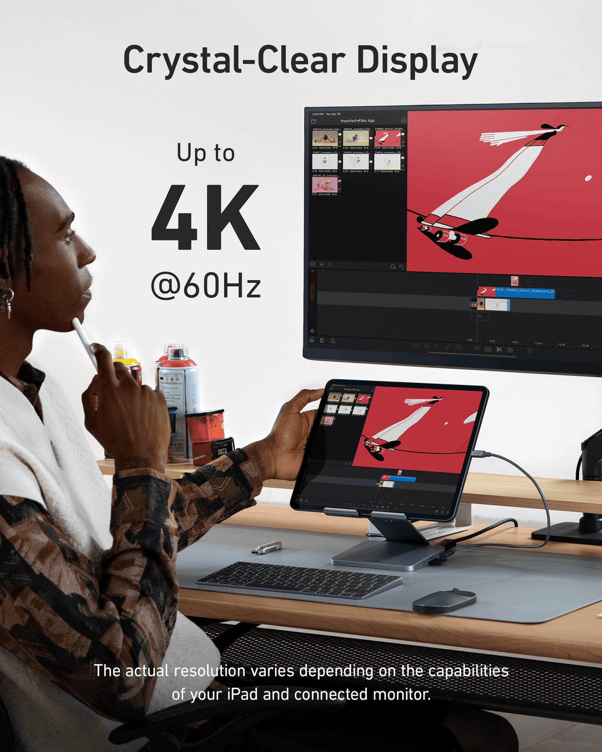Anker Anker <b>551</b> USB-C Hub (8-in-1, Tablet Stand) available in Joshua Tree at JT Trading Post