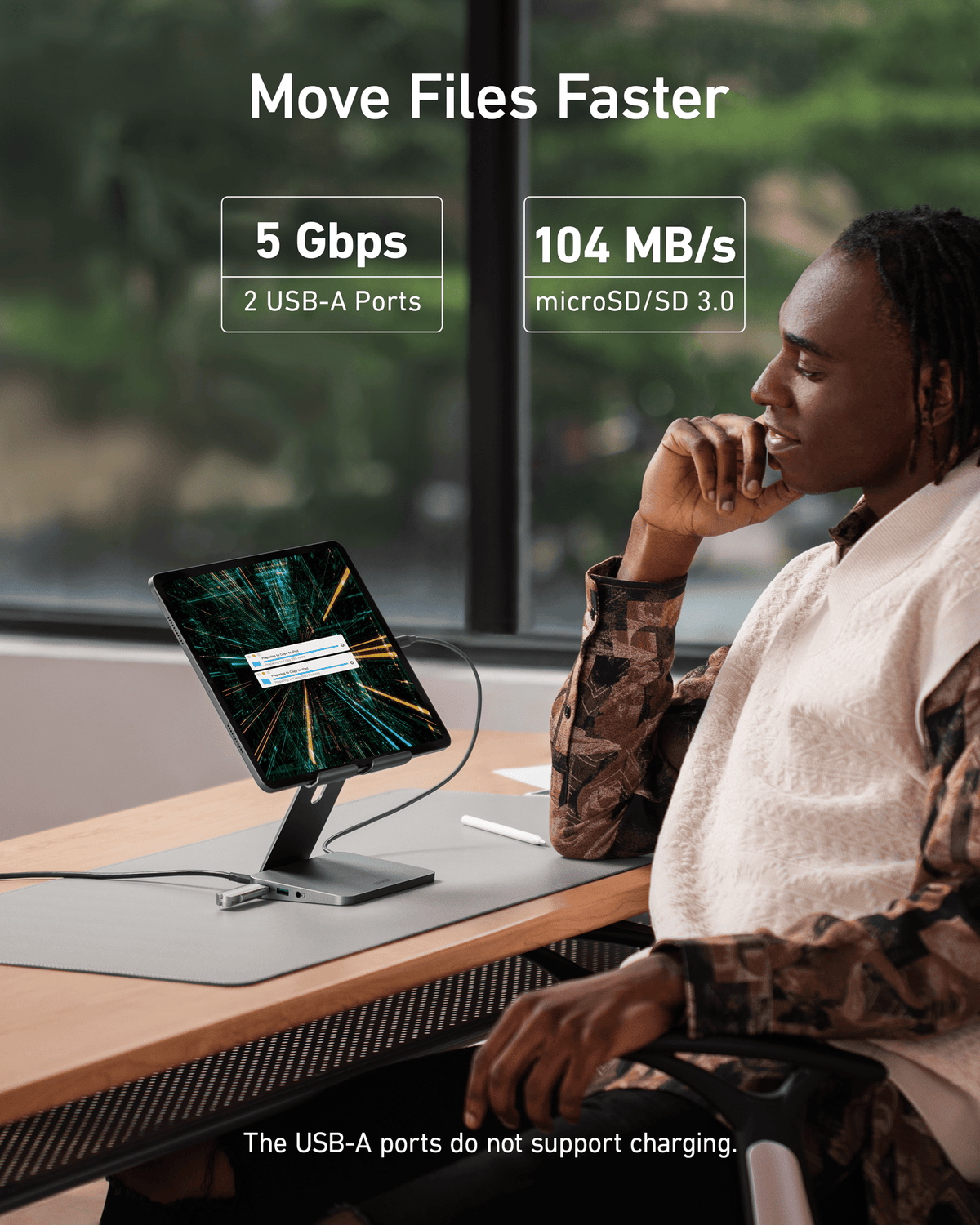 Anker Anker <b>551</b> USB-C Hub (8-in-1, Tablet Stand) available in Joshua Tree at JT Trading Post
