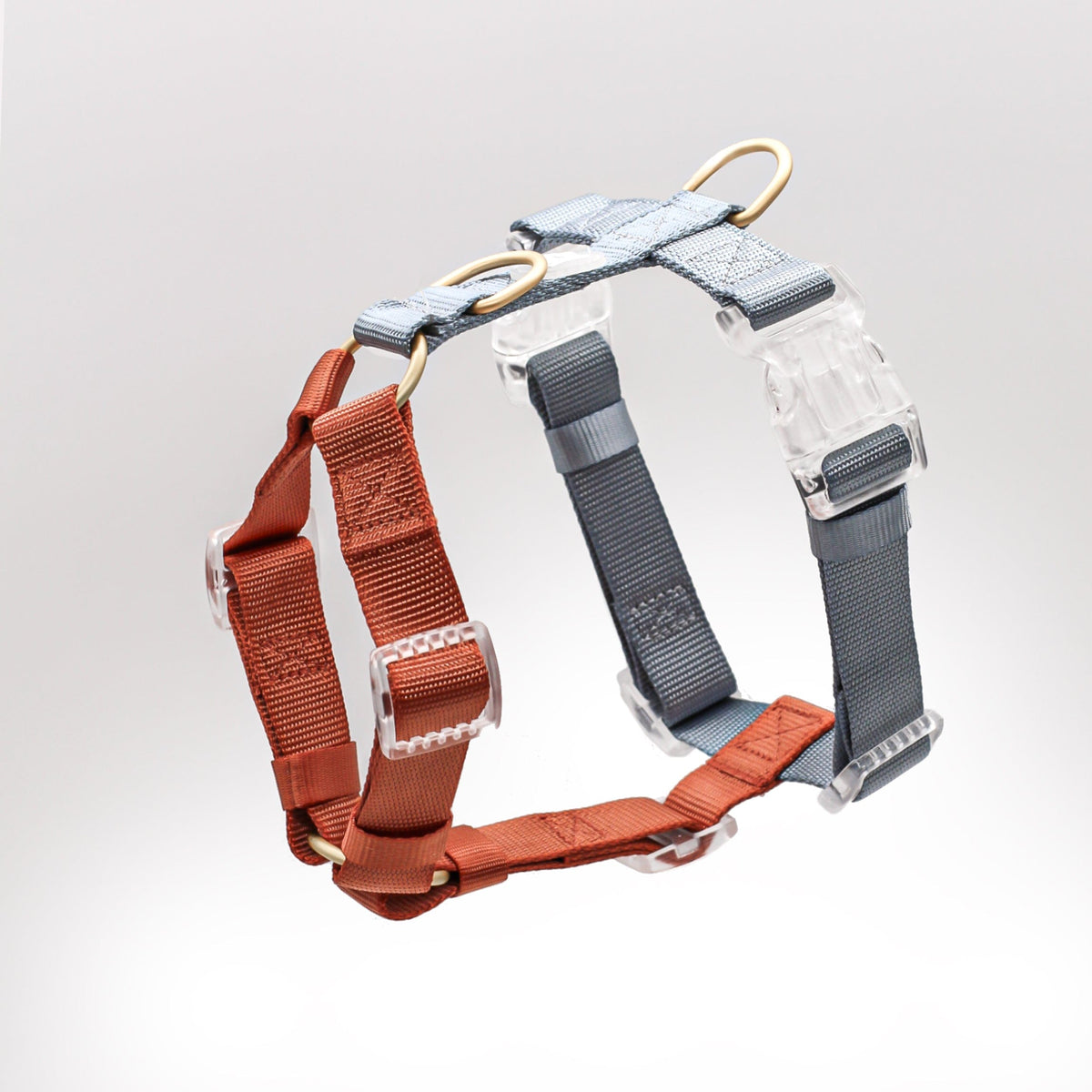 Bop Pop Pets Dog Harness in Orange Blue Straps | Desert Dawn available in Joshua Tree at JT Trading Post