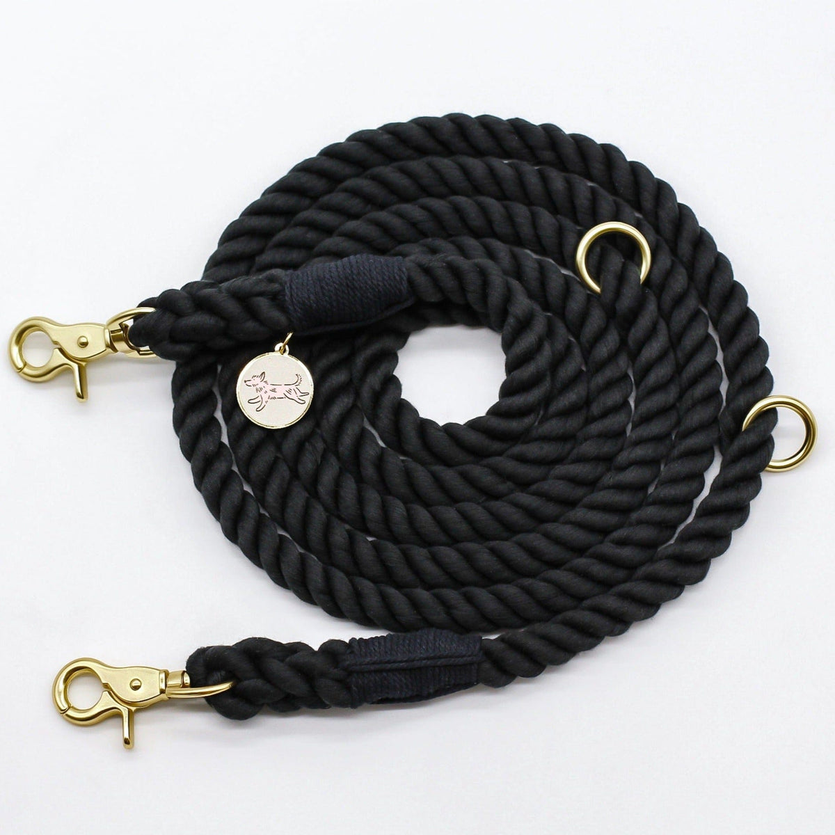 Bop Pop Pets Hands-Free Rope Leash | Onyx available in Joshua Tree at JT Trading Post