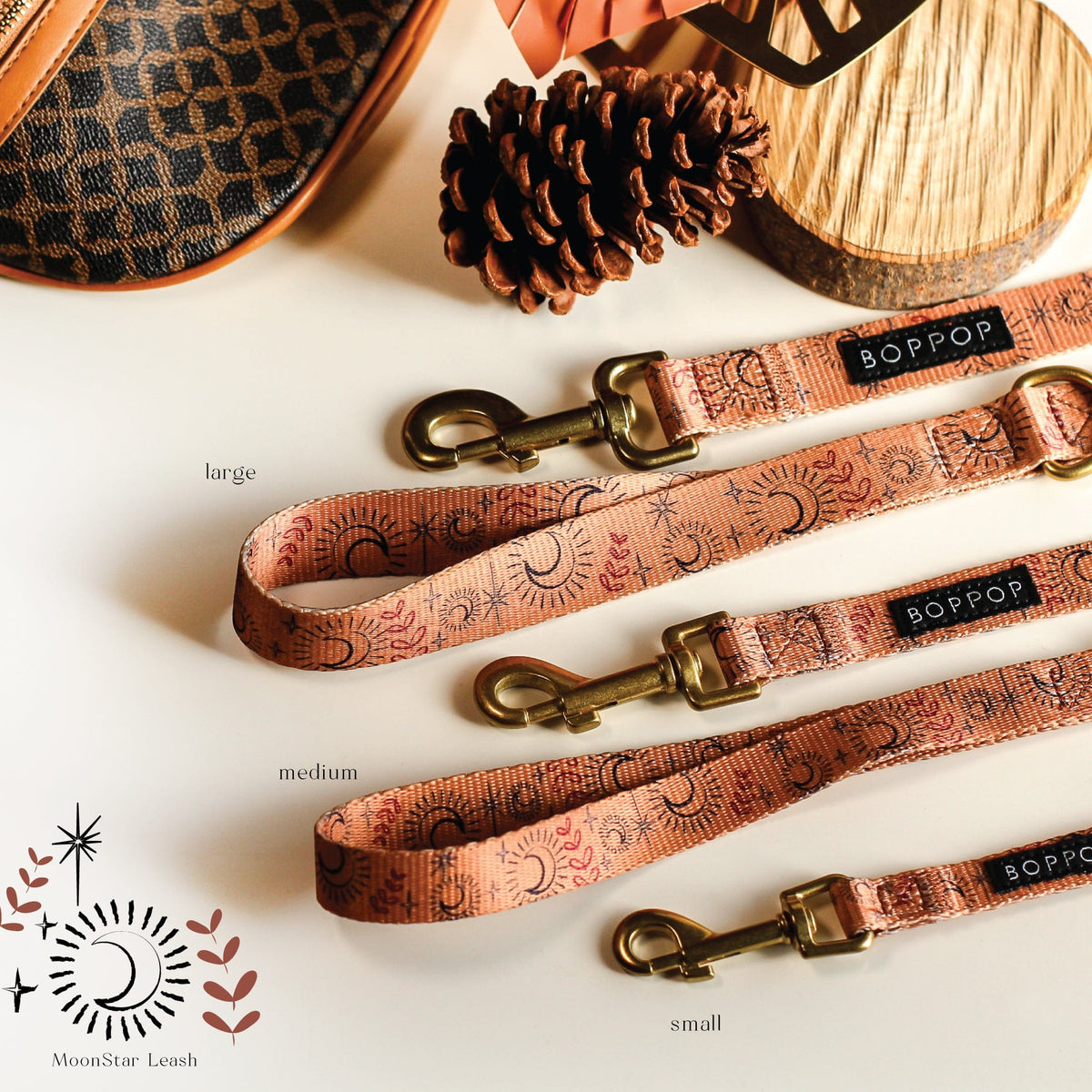 Bop Pop Pets Moonstar Dog Leash available in Joshua Tree at JT Trading Post