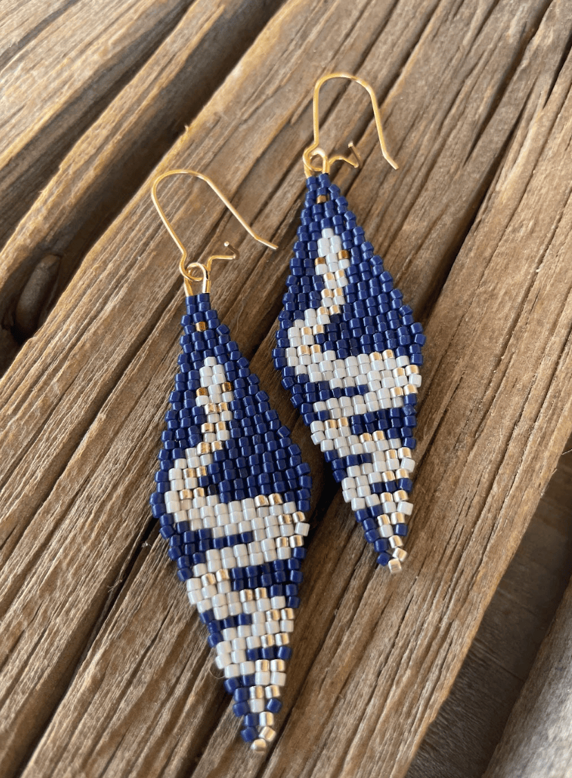 Calinnessee Designs Beaded Large Snakes Midnight available in Joshua Tree at JT Trading Post