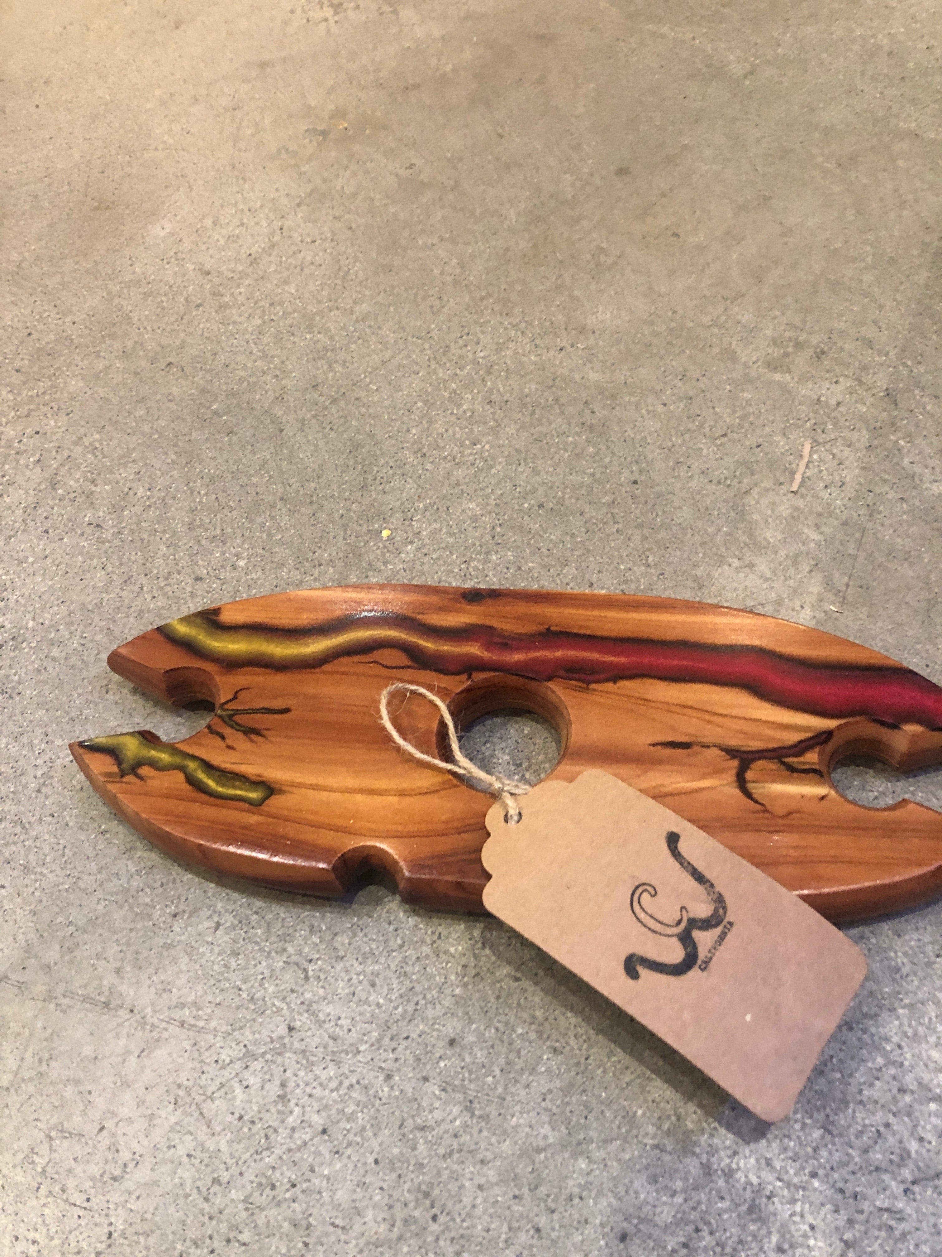 Cliffies Woodworking Wine Glass Carry available in Joshua Tree at JT Trading Post