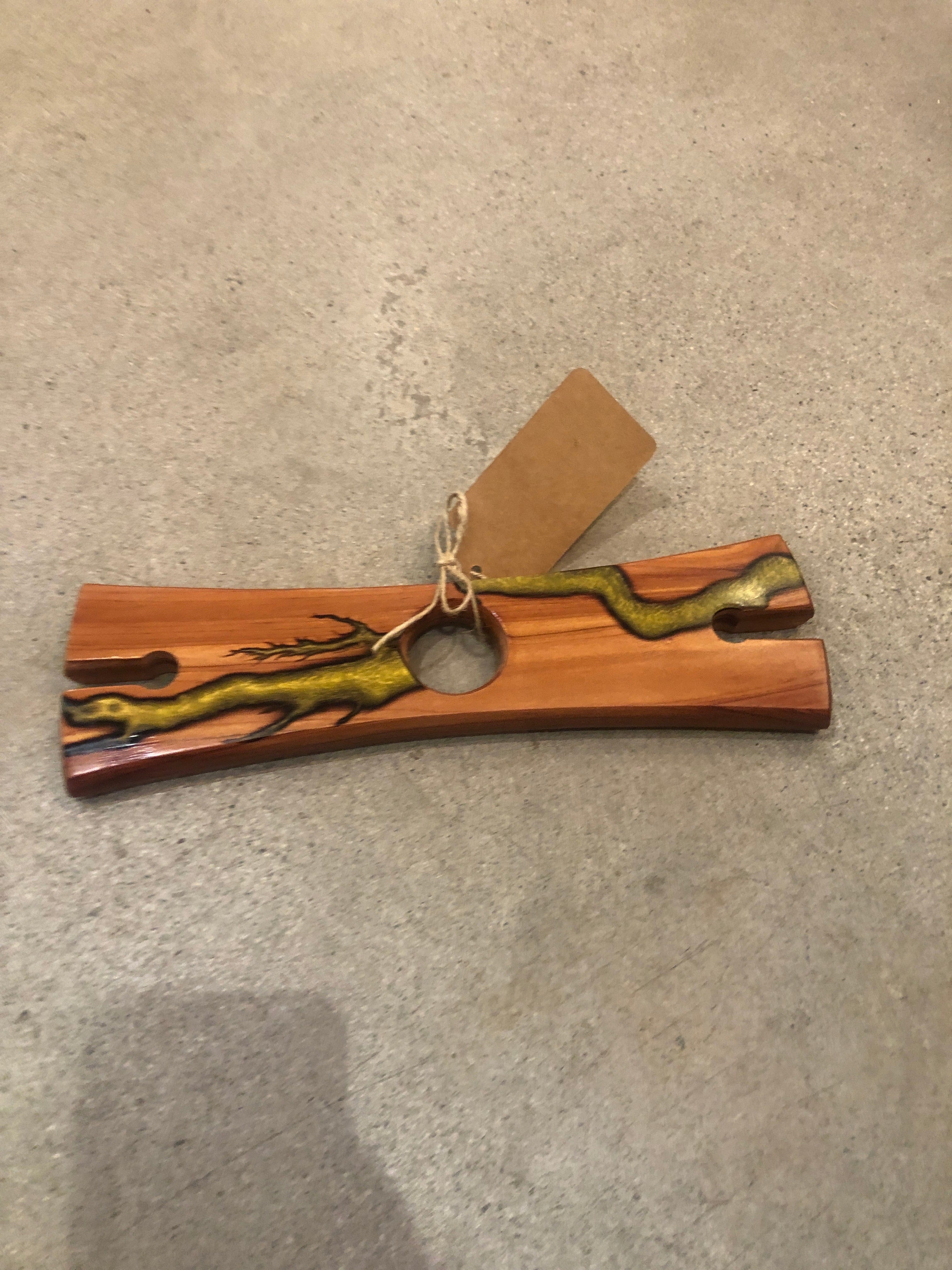 Cliffies Woodworking Wine Glass Carry available in Joshua Tree at JT Trading Post