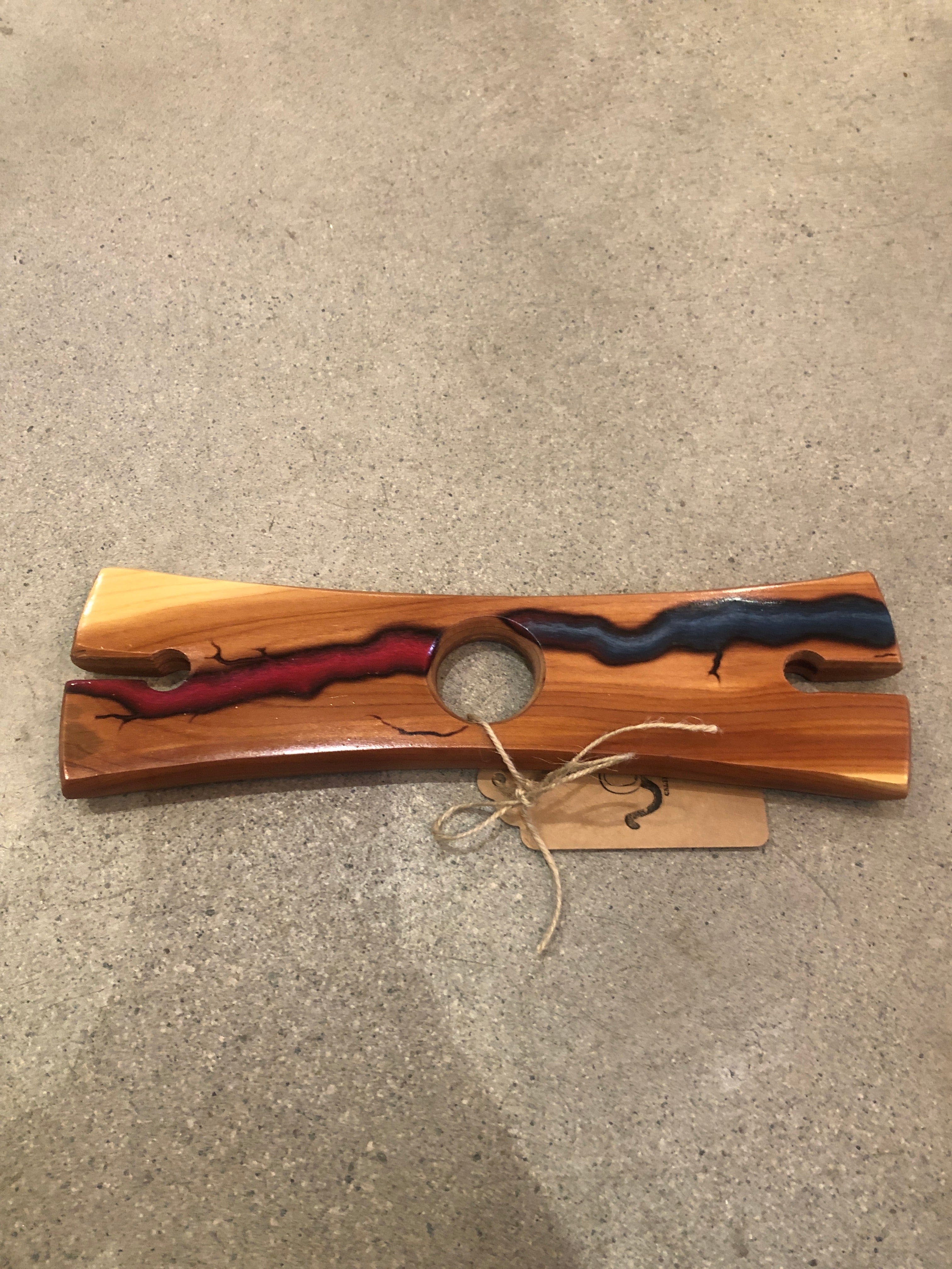 Cliffies Woodworking Wine Glass Carry available in Joshua Tree at JT Trading Post