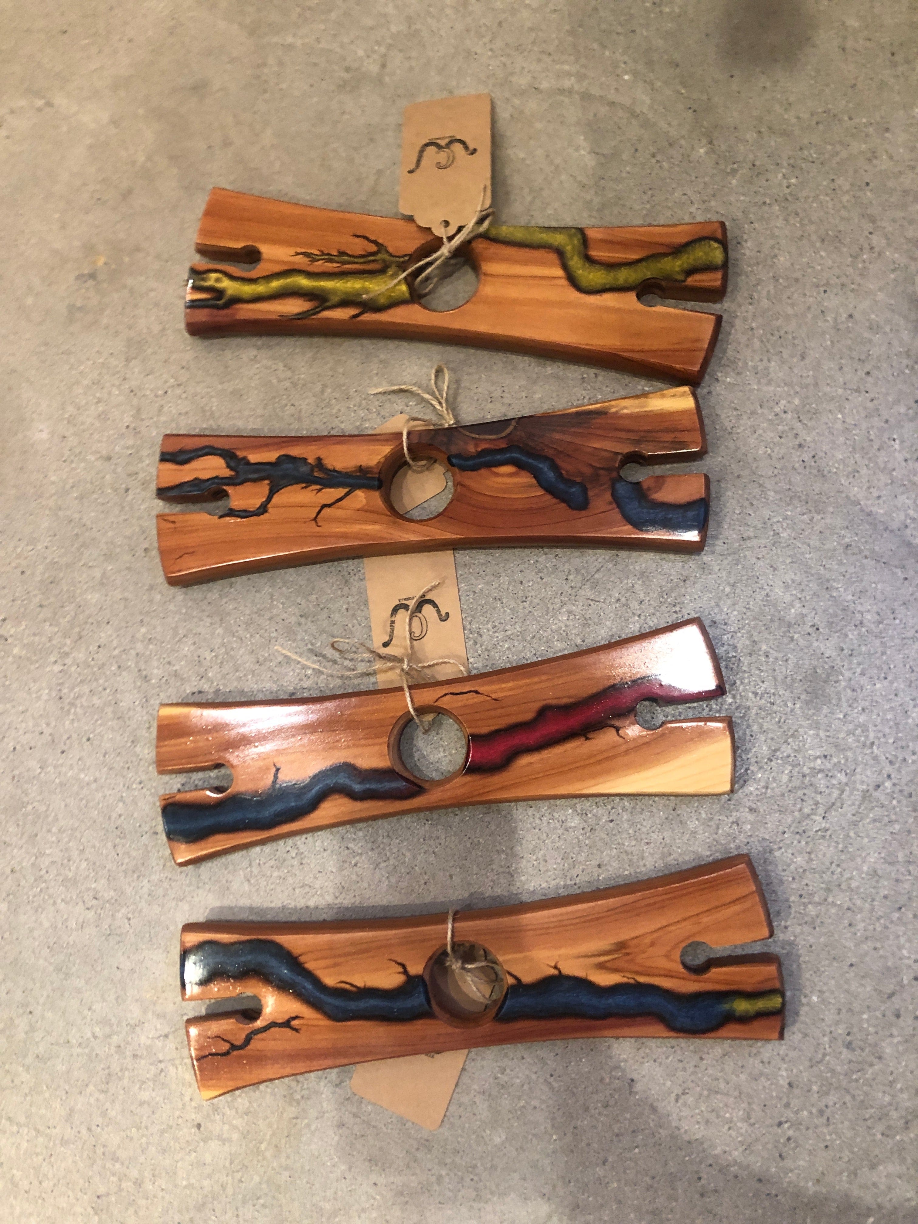 Cliffies Woodworking Wine Glass Carry available in Joshua Tree at JT Trading Post