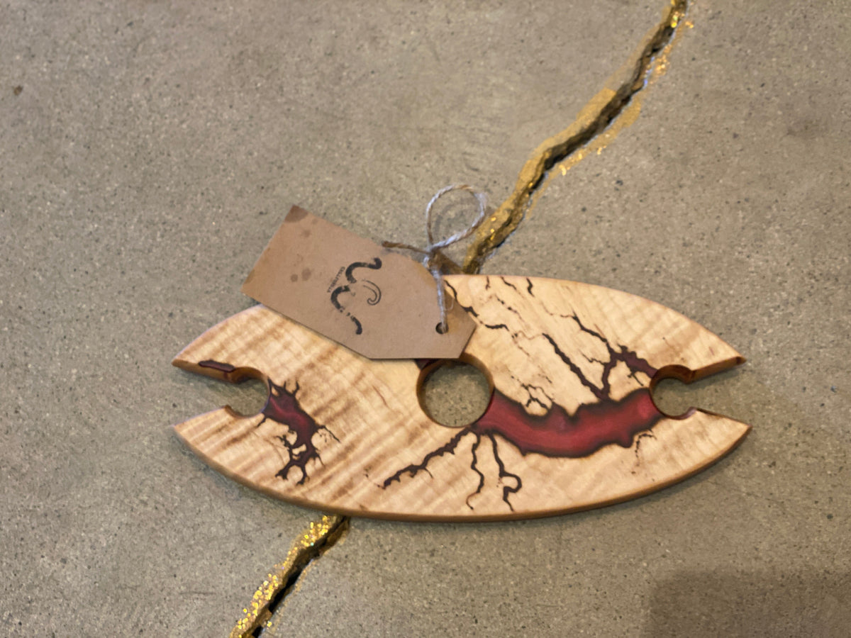 Cliffies Woodworking Wine Glass Carry available in Joshua Tree at JT Trading Post