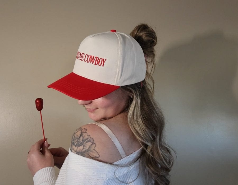 Desert Lux Kiss Me Cowboy Trucker available in Joshua Tree at JT Trading Post