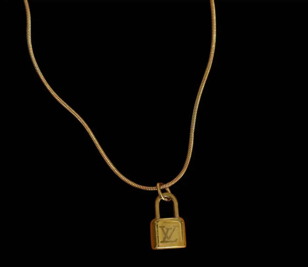 Desert Lux Repurposed Vintage Louis Vuitton Necklace available in Joshua Tree at JT Trading Post