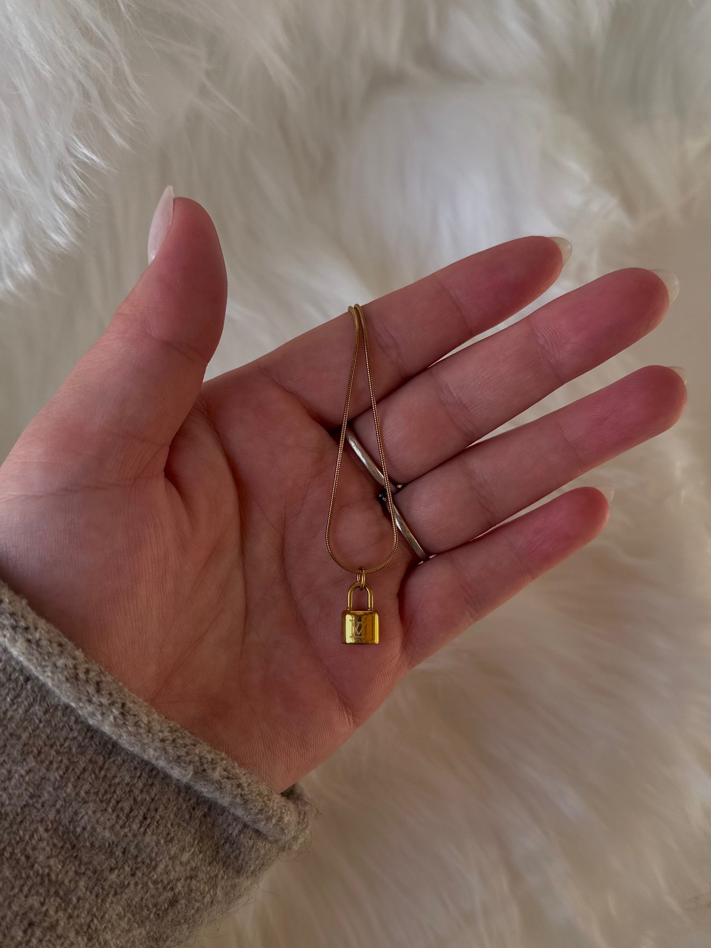 Desert Lux Repurposed Vintage Louis Vuitton Necklace available in Joshua Tree at JT Trading Post