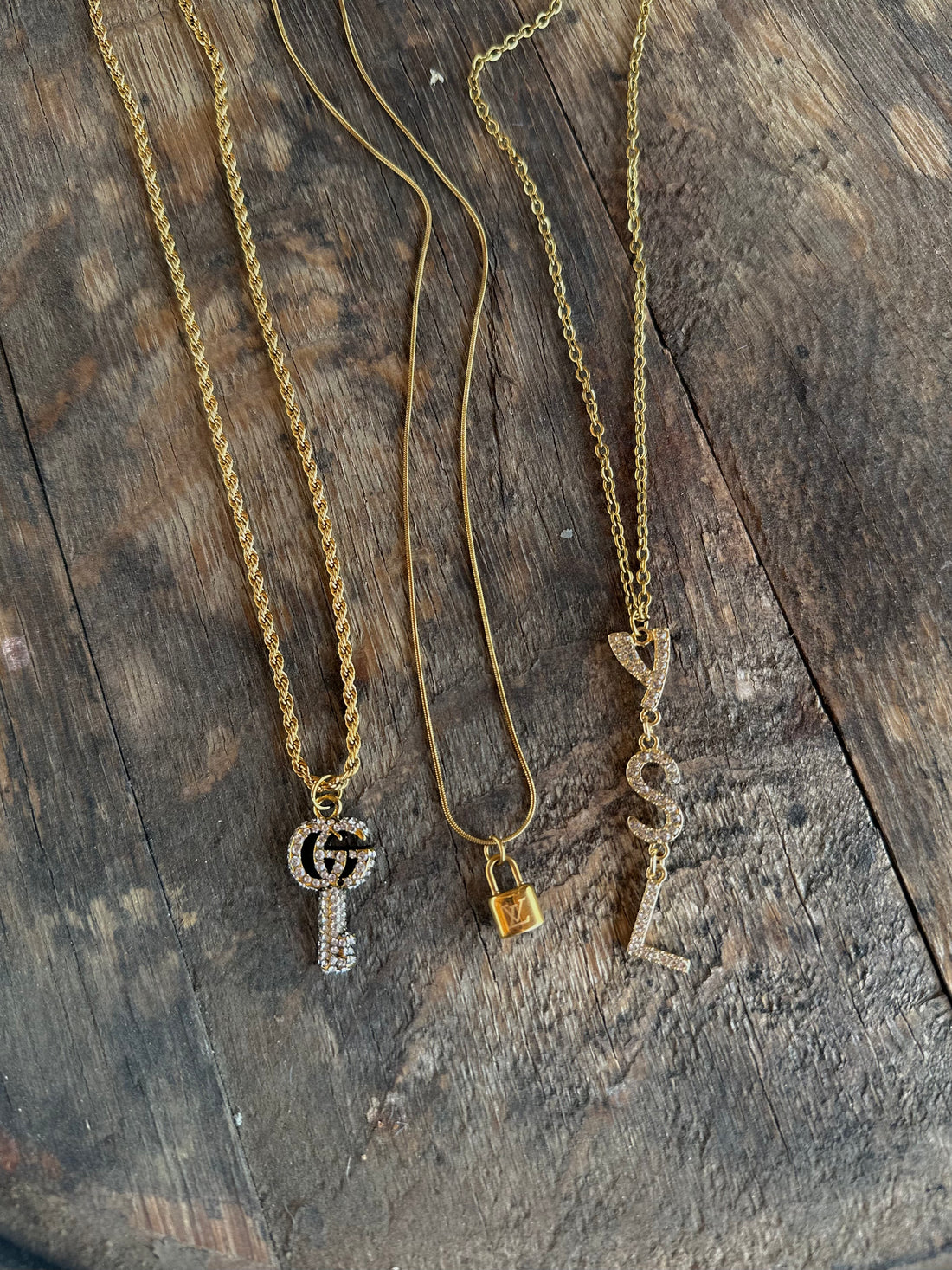 Desert Lux Repurposed Vintage YSL Necklace available in Joshua Tree at JT Trading Post