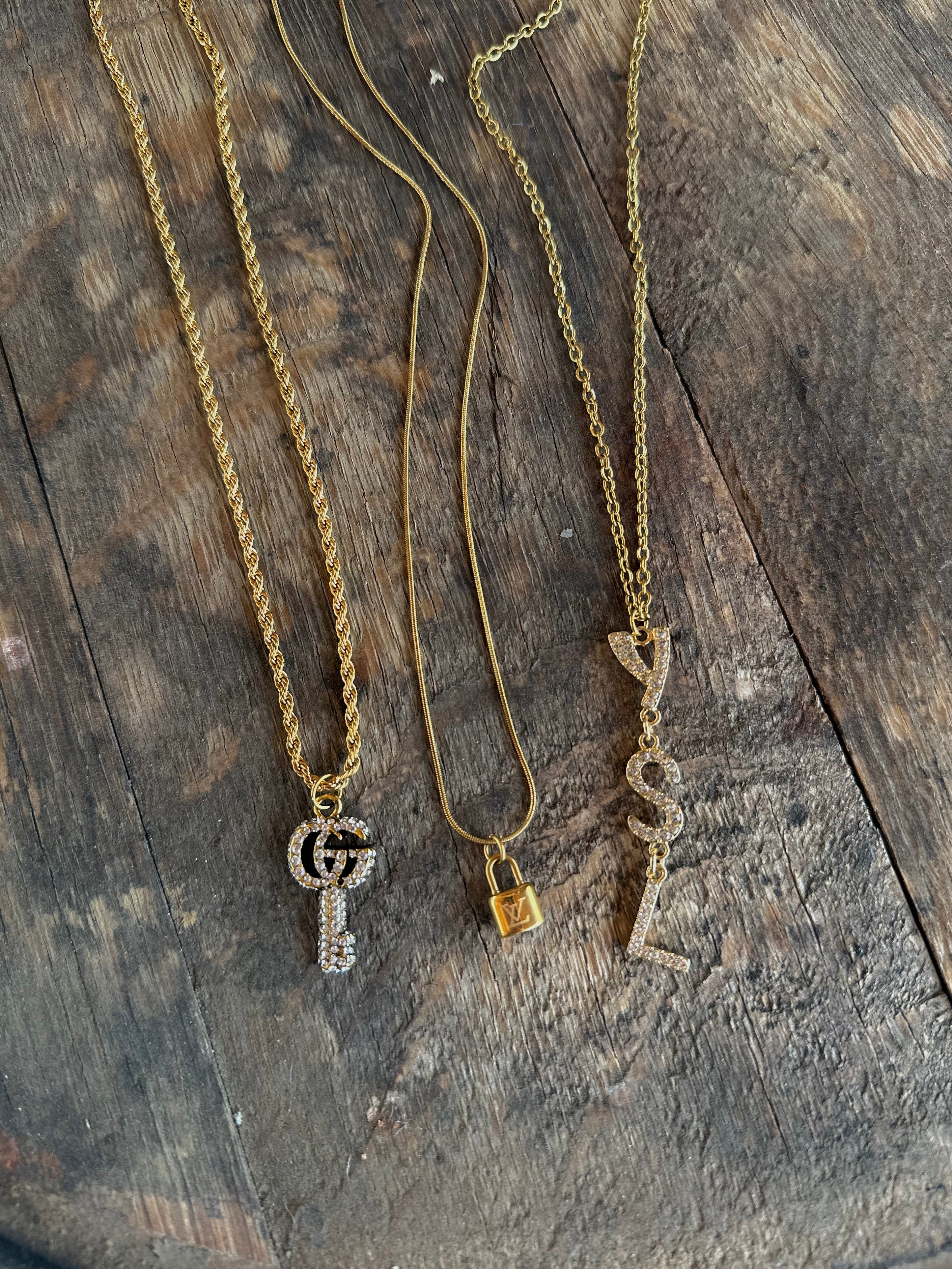 Desert Lux Repurposed Vintage YSL Necklace available in Joshua Tree at JT Trading Post