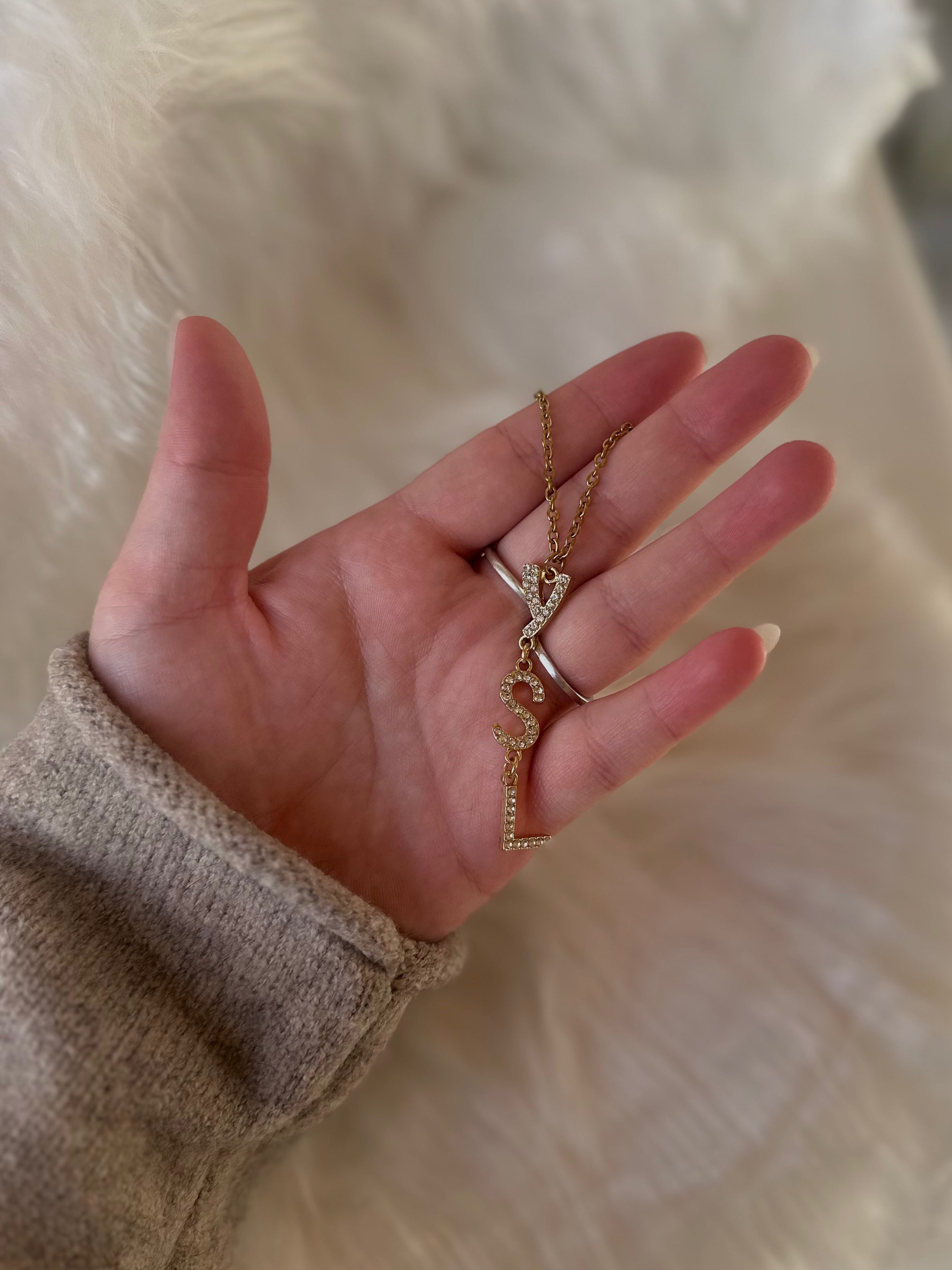 Desert Lux Repurposed Vintage YSL Necklace available in Joshua Tree at JT Trading Post