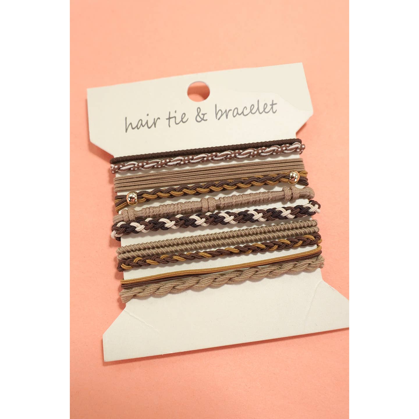 Desert Lux Tan Boho Dual Function Knot Bracelet Hair Ties available in Joshua Tree at JT Trading Post
