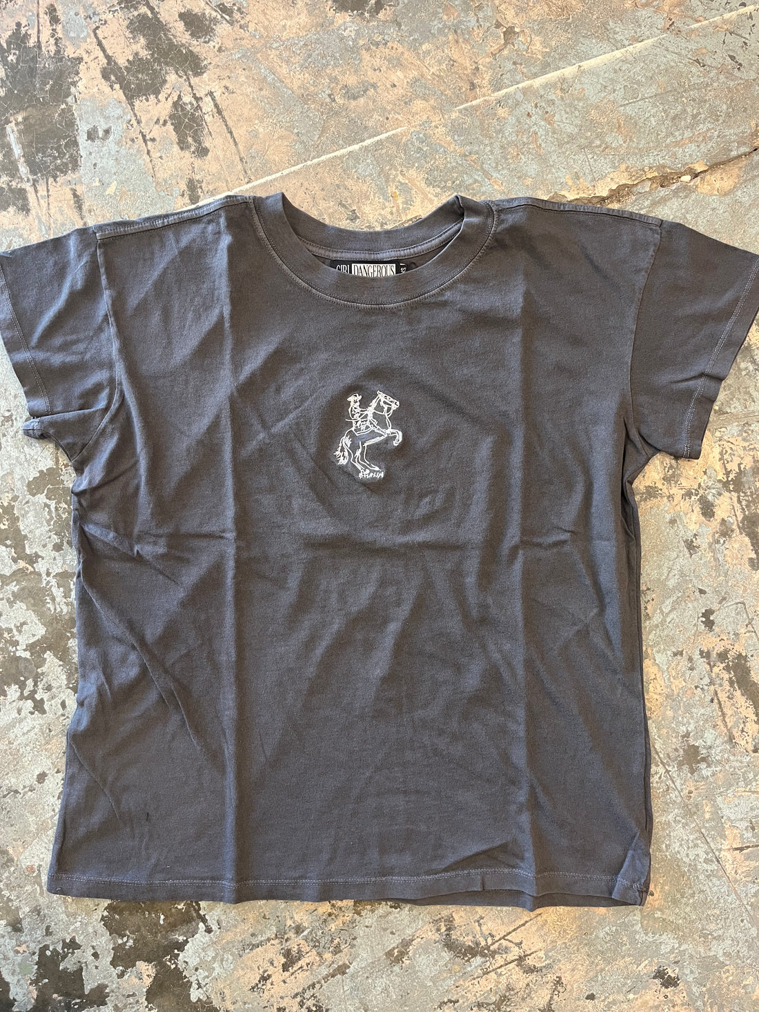Girl-Dangerous Cowgirl Boyfriend Tee available in Joshua Tree at JT Trading Post
