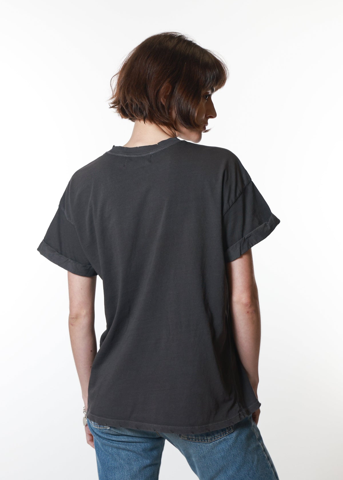 Girl-Dangerous Welcome to the Wild West Vintage Black Boyfriend Tee available in Joshua Tree at JT Trading Post