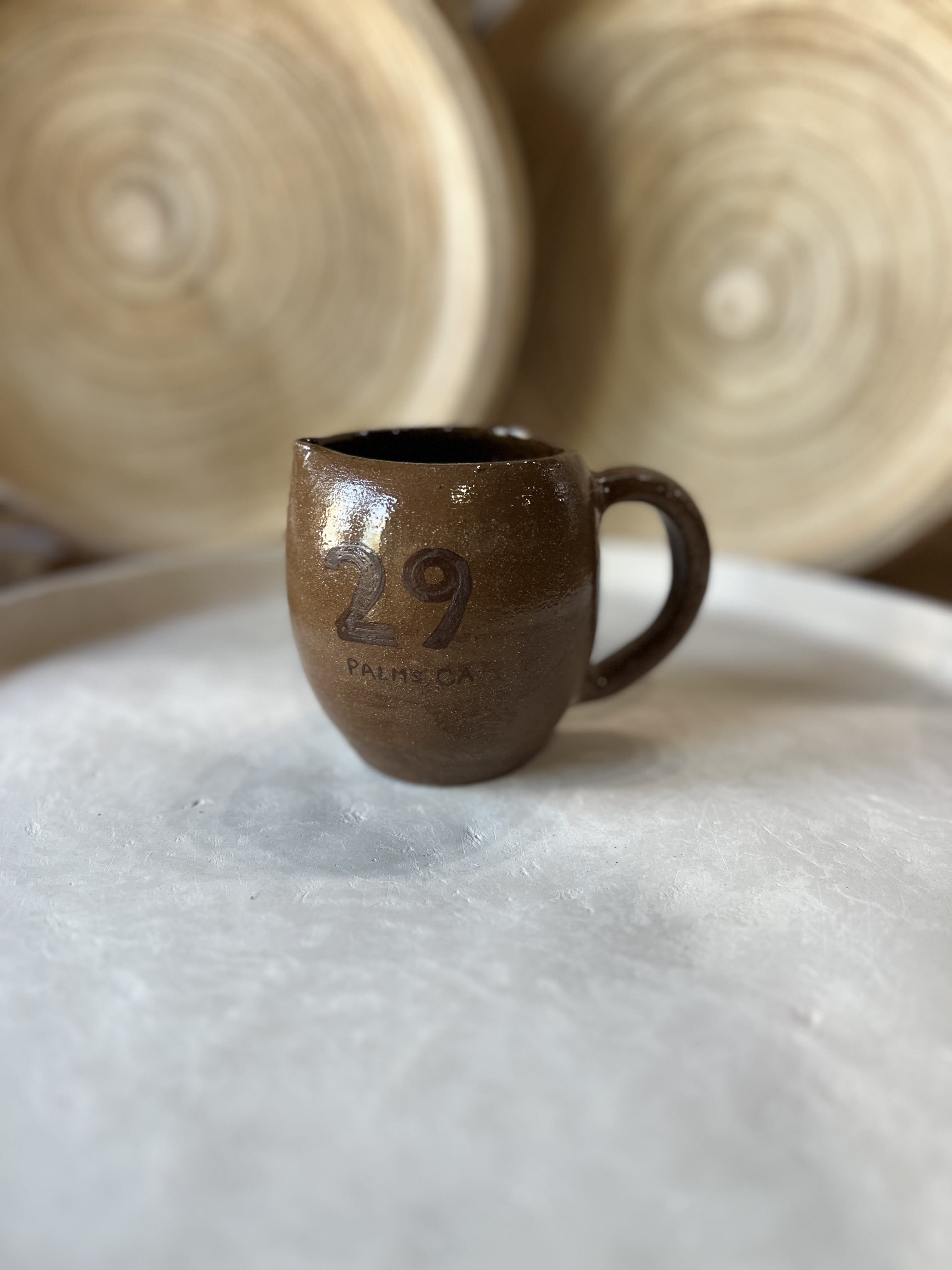 JT Trading Post Ceramic 29 Palms Coyote Pitcher available in Joshua Tree at JT Trading Post