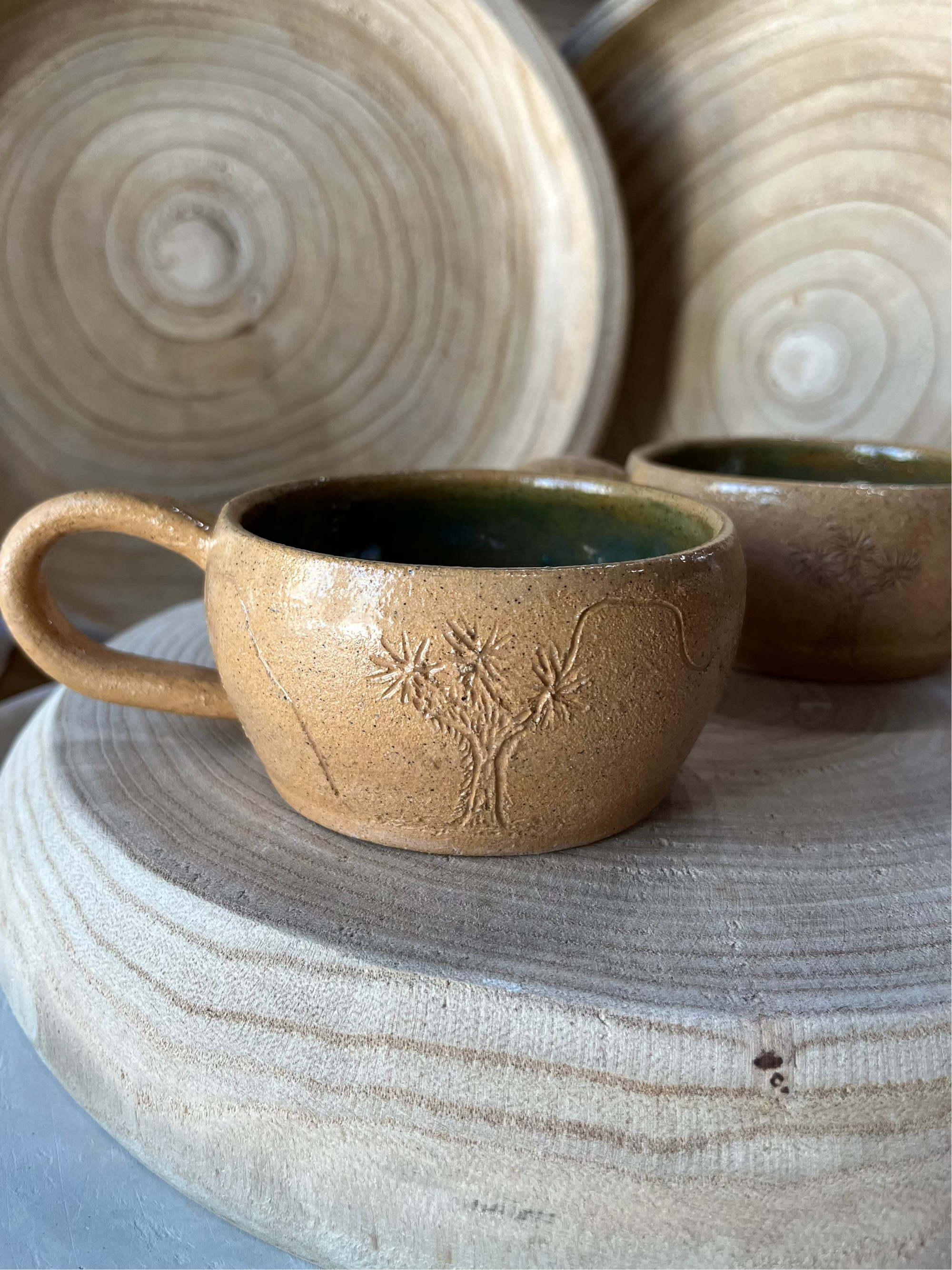 JT Trading Post Joshua Tree Clay Mugs available in Joshua Tree at JT Trading Post
