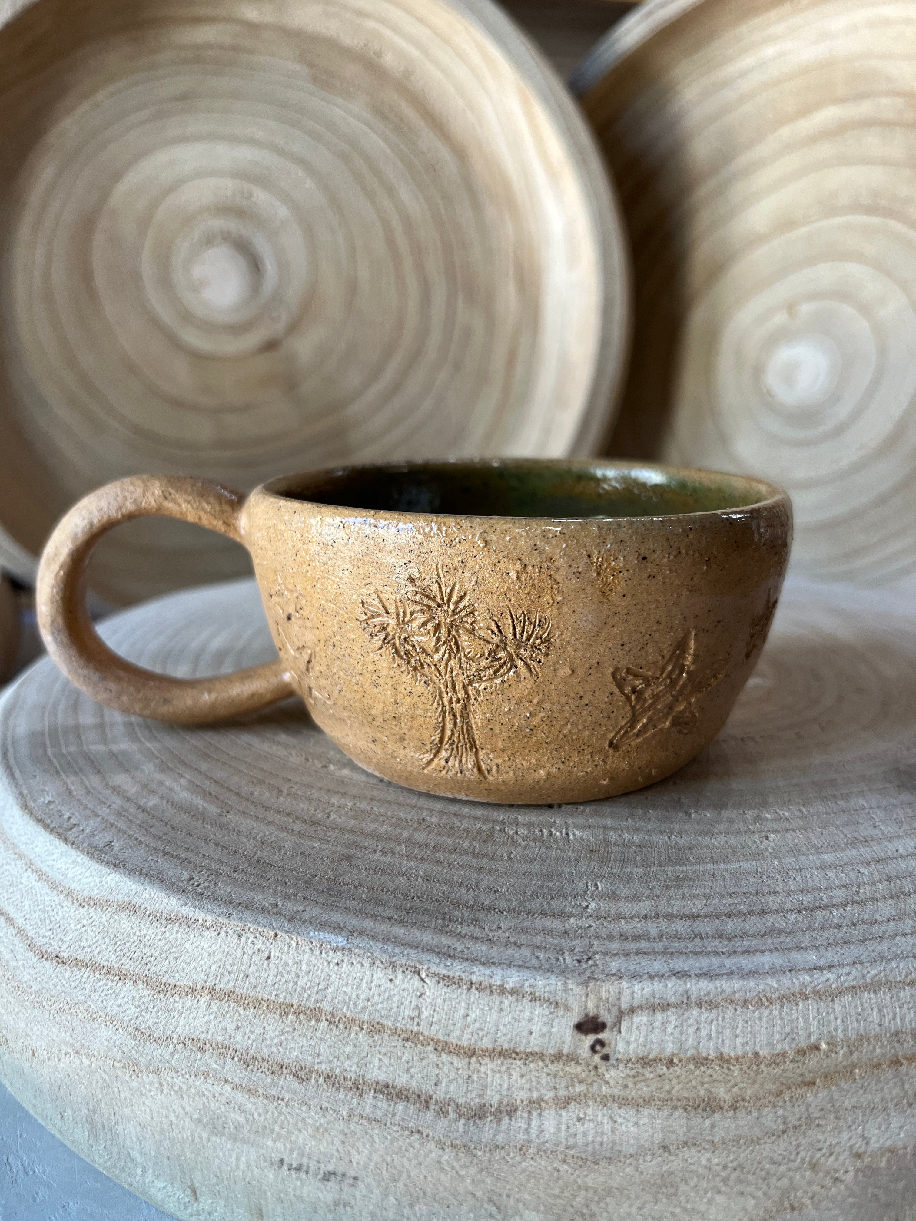 JT Trading Post Joshua Tree Clay Mugs available in Joshua Tree at JT Trading Post