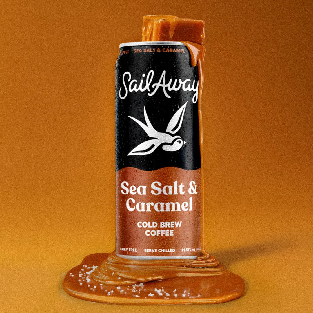 JT Trading Post Sail Away Coffee | Nitro Cold Brew -Sea Salt & Caramel available in Joshua Tree at JT Trading Post