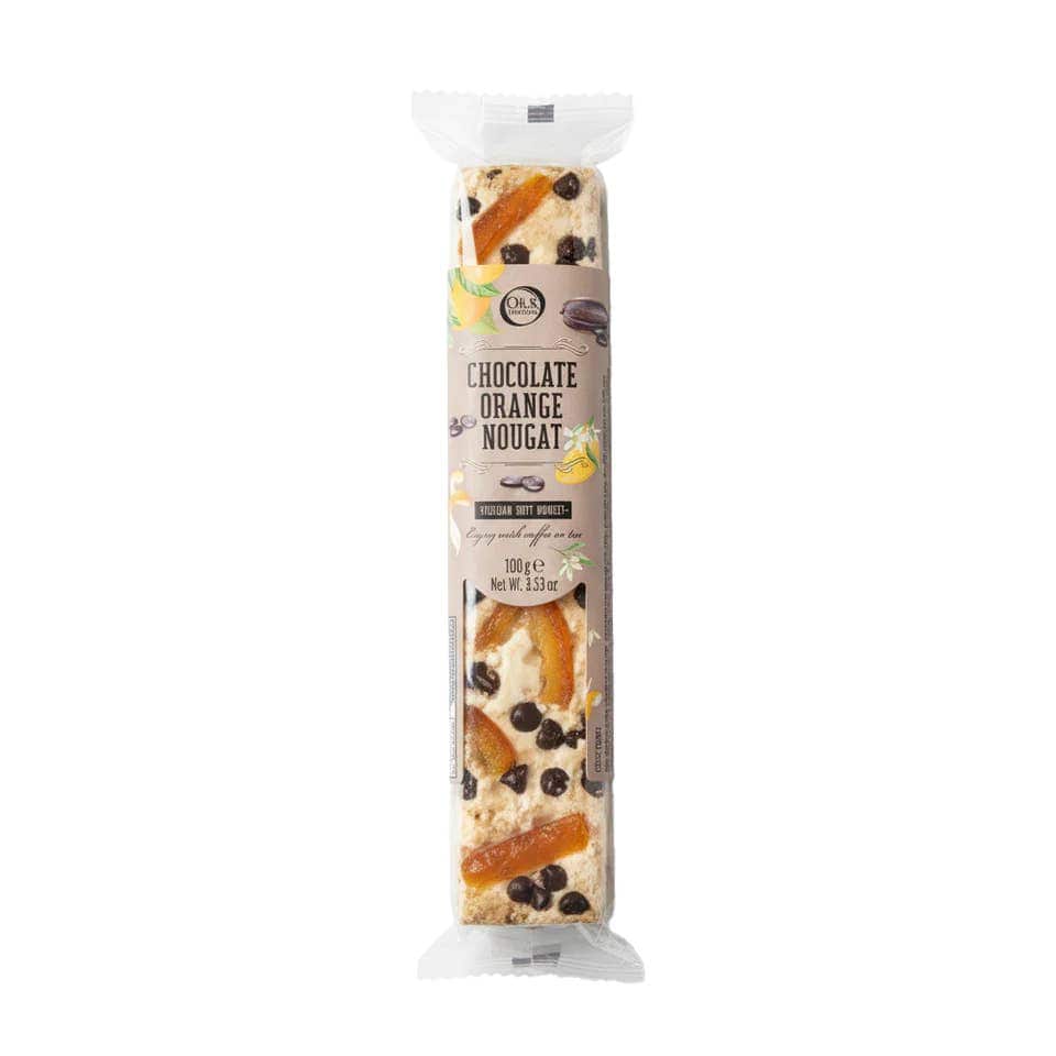 JTTP Eats Chocolate Orange Nougat - 100g available in Joshua Tree at JT Trading Post